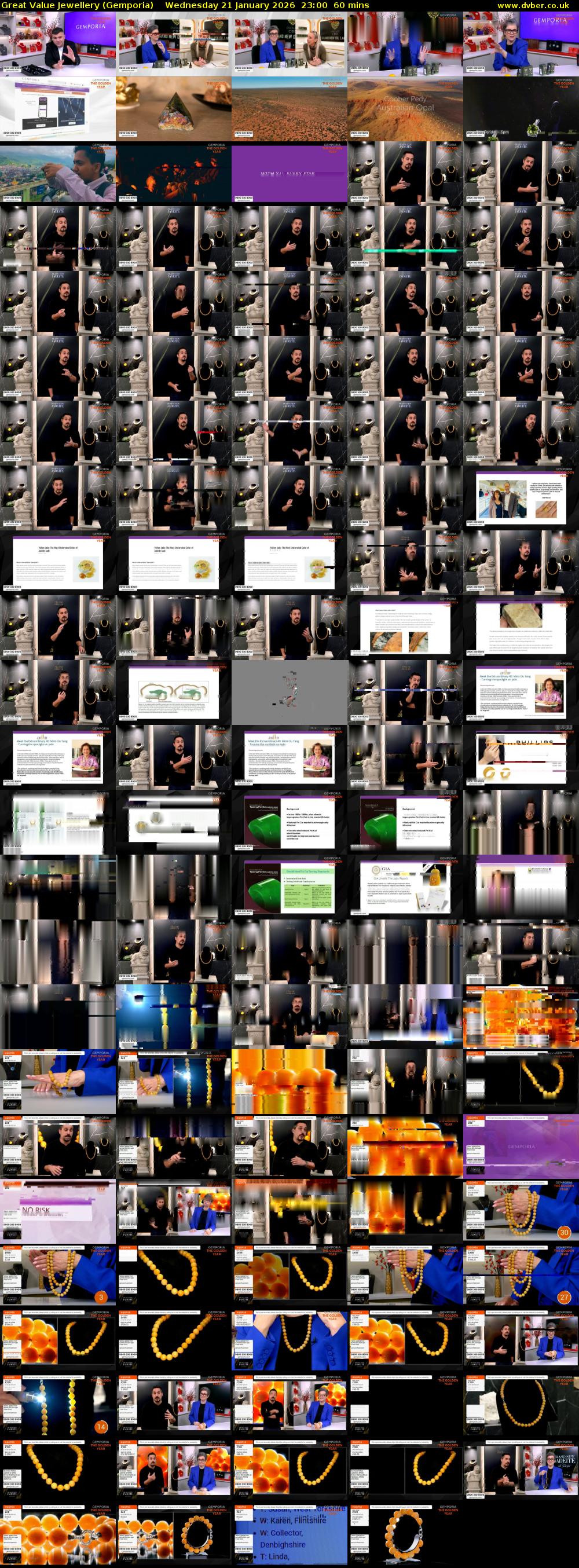 Great Value Jewellery (Gemporia) Wednesday 21 January 2026 23:00 - 00:00