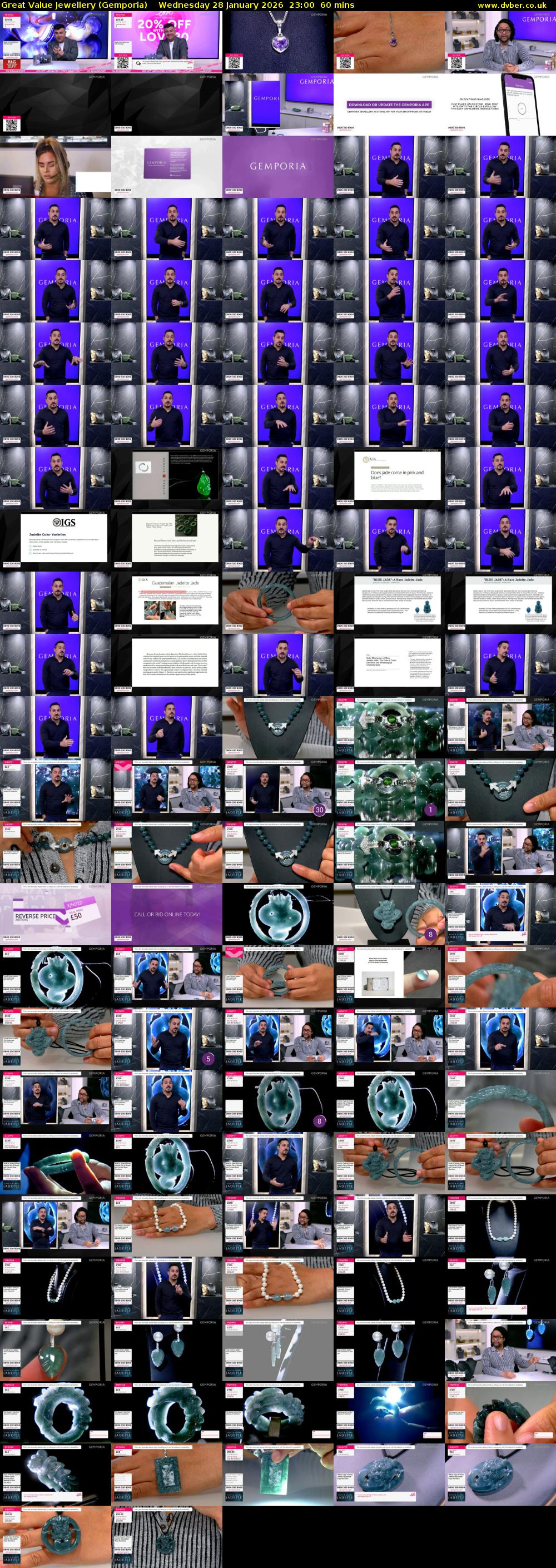 Great Value Jewellery (Gemporia) Wednesday 28 January 2026 23:00 - 00:00