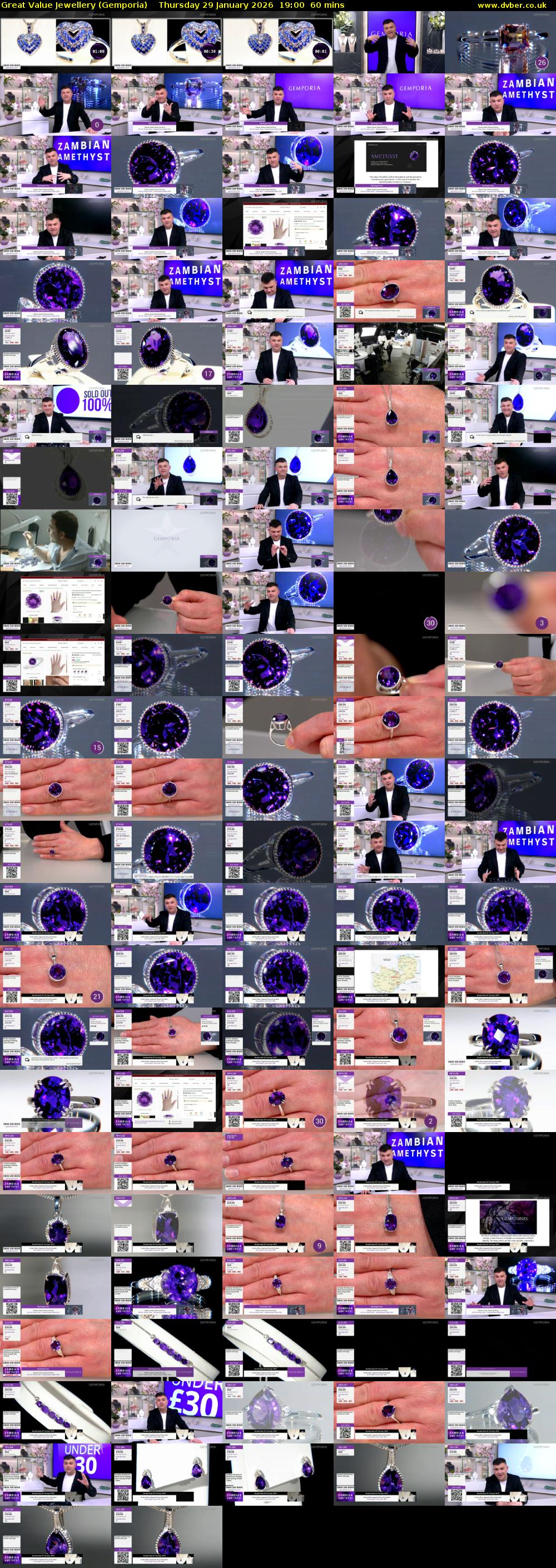 Great Value Jewellery (Gemporia) Thursday 29 January 2026 19:00 - 20:00