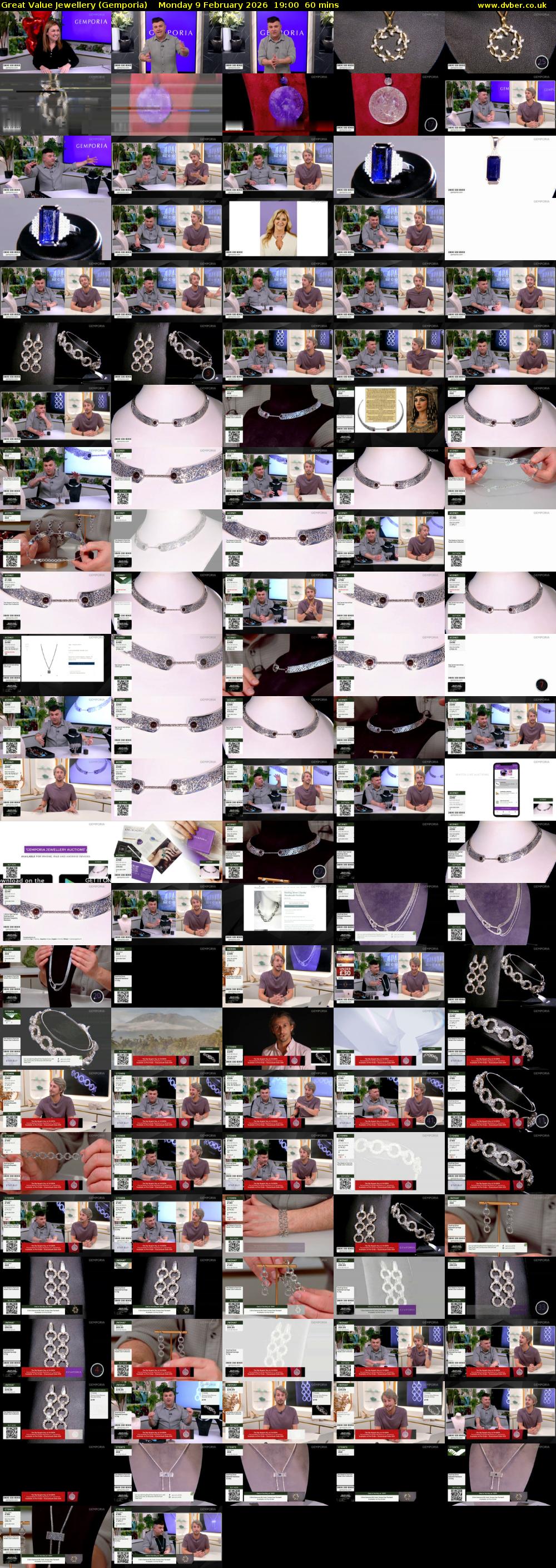 Great Value Jewellery (Gemporia) Monday 9 February 2026 19:00 - 20:00