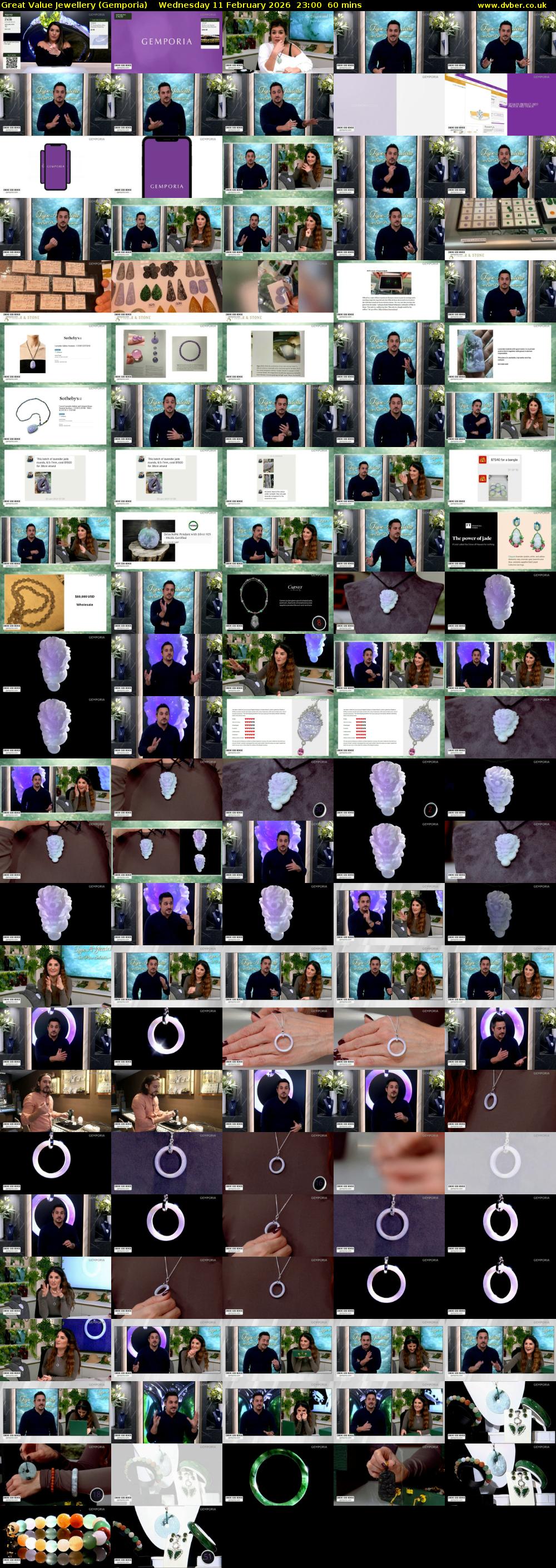 Great Value Jewellery (Gemporia) Wednesday 11 February 2026 23:00 - 00:00