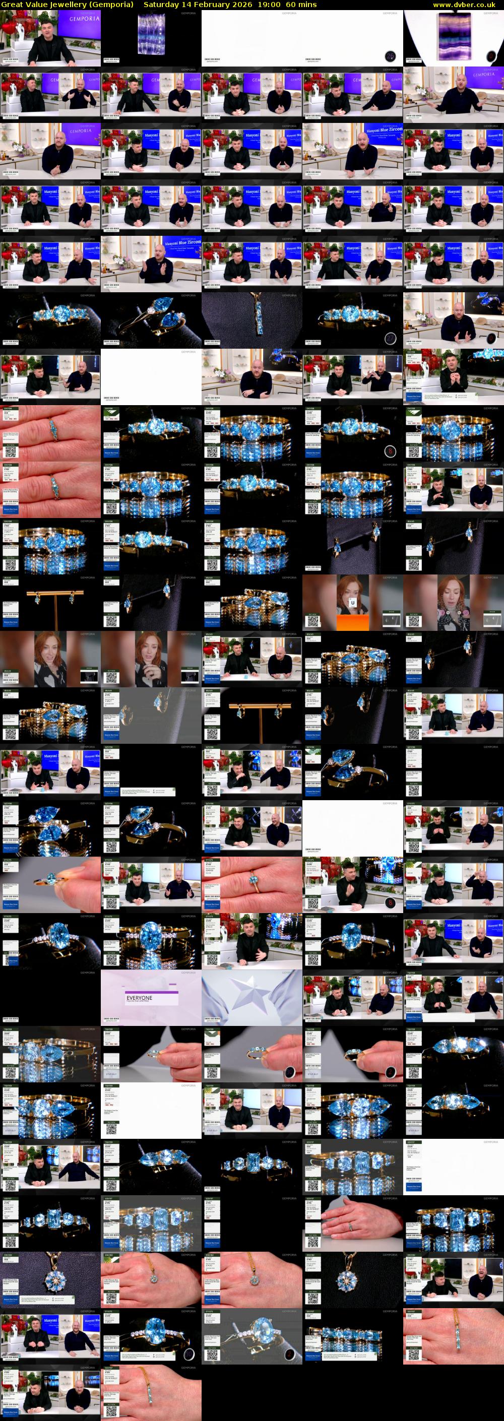 Great Value Jewellery (Gemporia) Saturday 14 February 2026 19:00 - 20:00