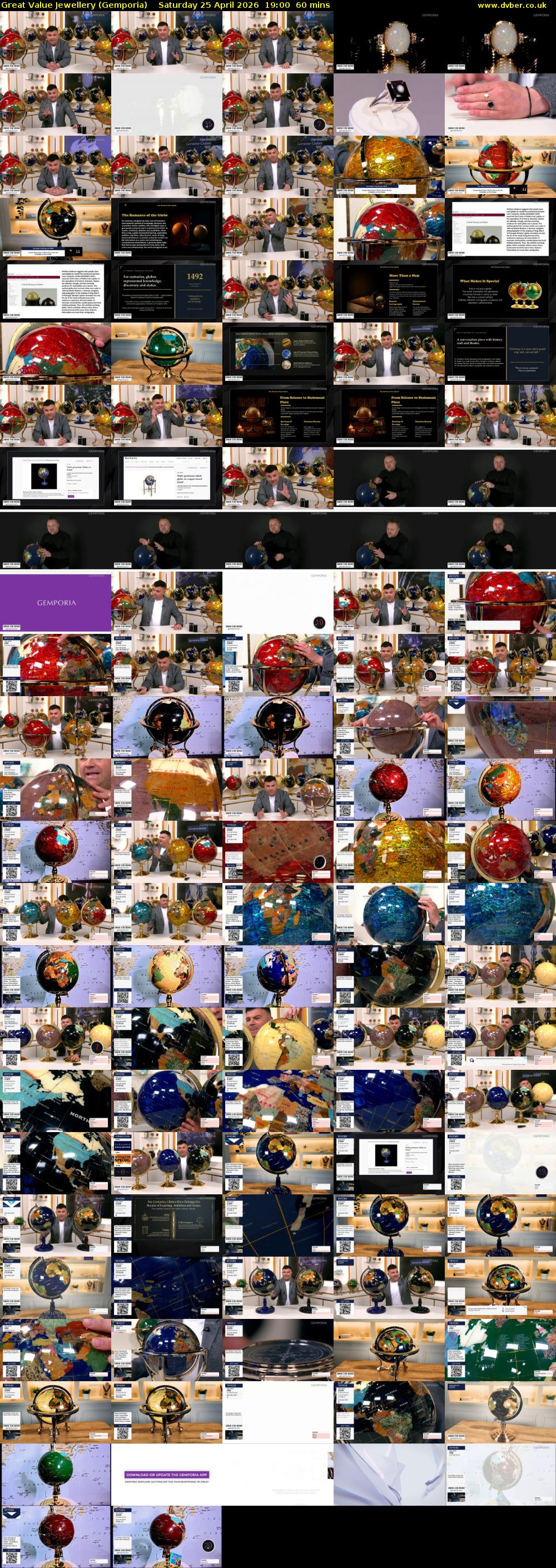 Great Value Jewellery (Gemporia) Saturday 25 April 2026 19:00 - 20:00