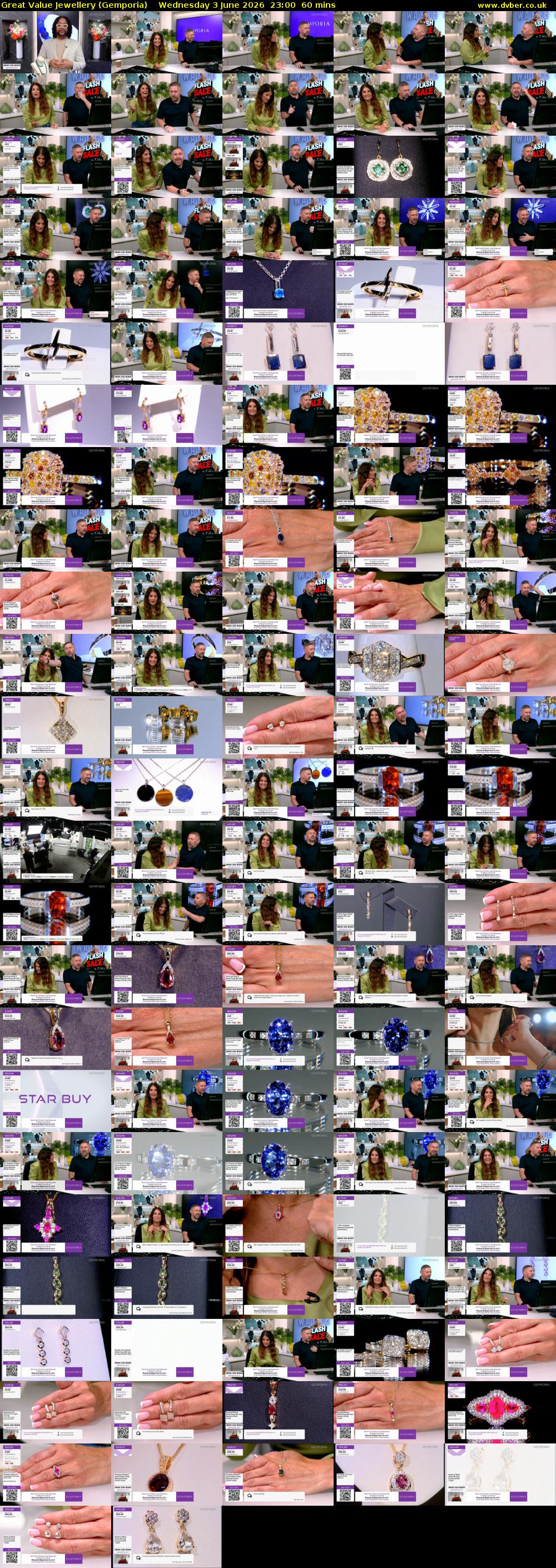 Great Value Jewellery (Gemporia) Wednesday 3 June 2026 23:00 - 00:00