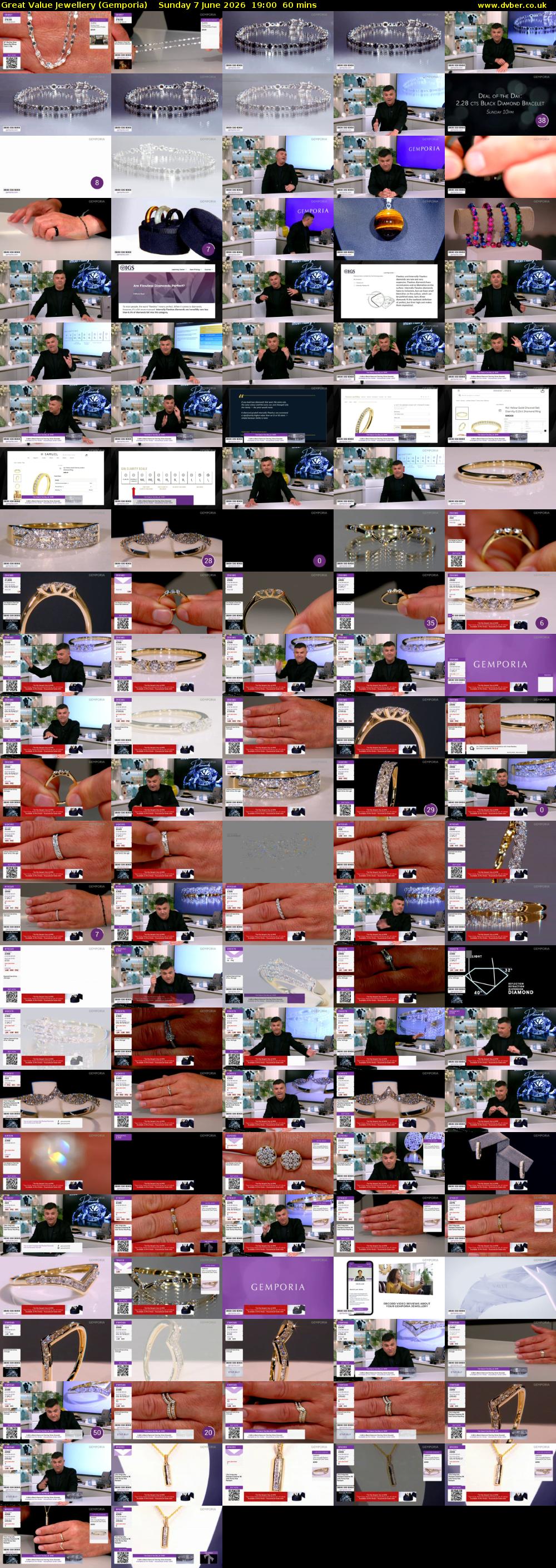 Great Value Jewellery (Gemporia) Sunday 7 June 2026 19:00 - 20:00