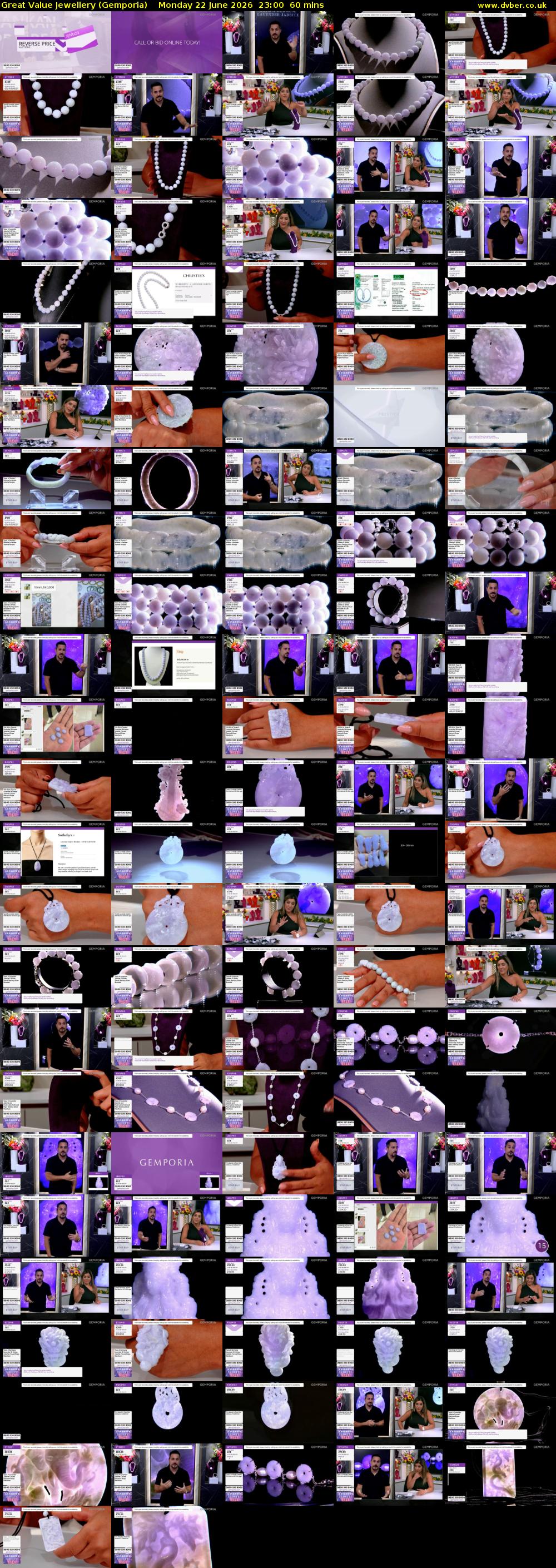 Great Value Jewellery (Gemporia) Monday 22 June 2026 23:00 - 00:00