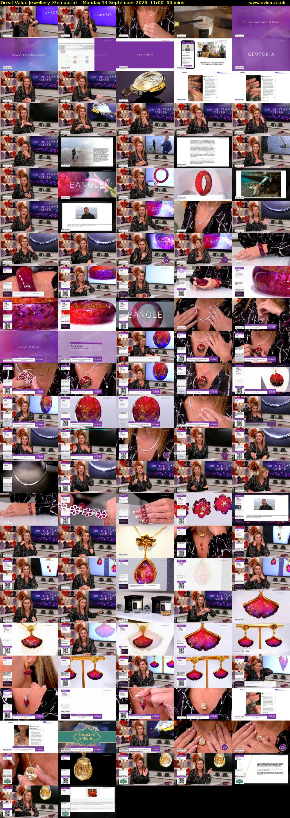 Great Value Jewellery (Gemporia) Monday 14 September 2026 11:00 - 12:00