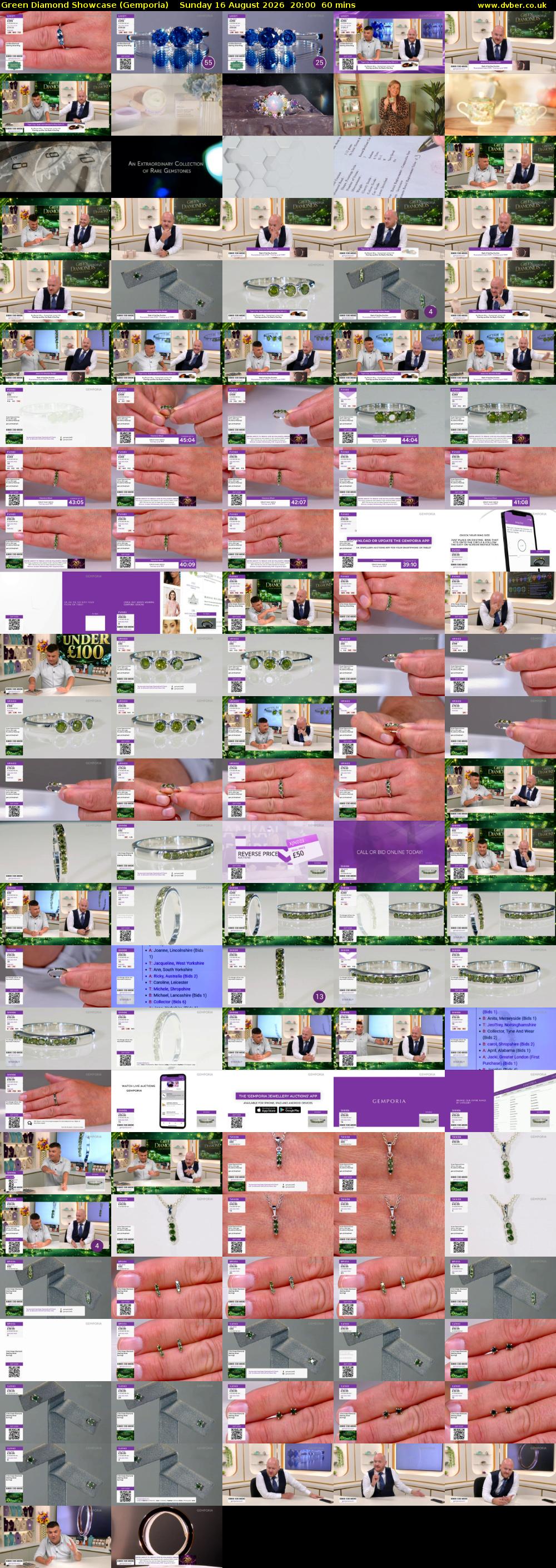 Green Diamond Showcase (Gemporia) Sunday 16 August 2026 20:00 - 21:00