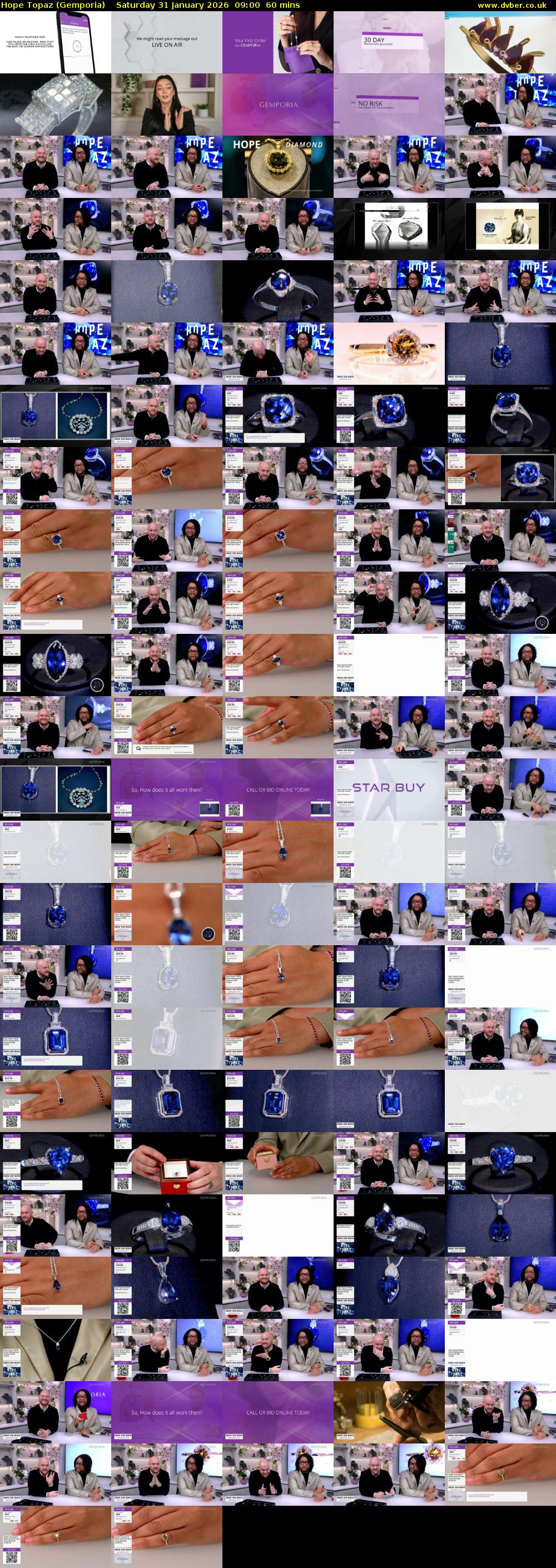 Hope Topaz (Gemporia) Saturday 31 January 2026 09:00 - 10:00