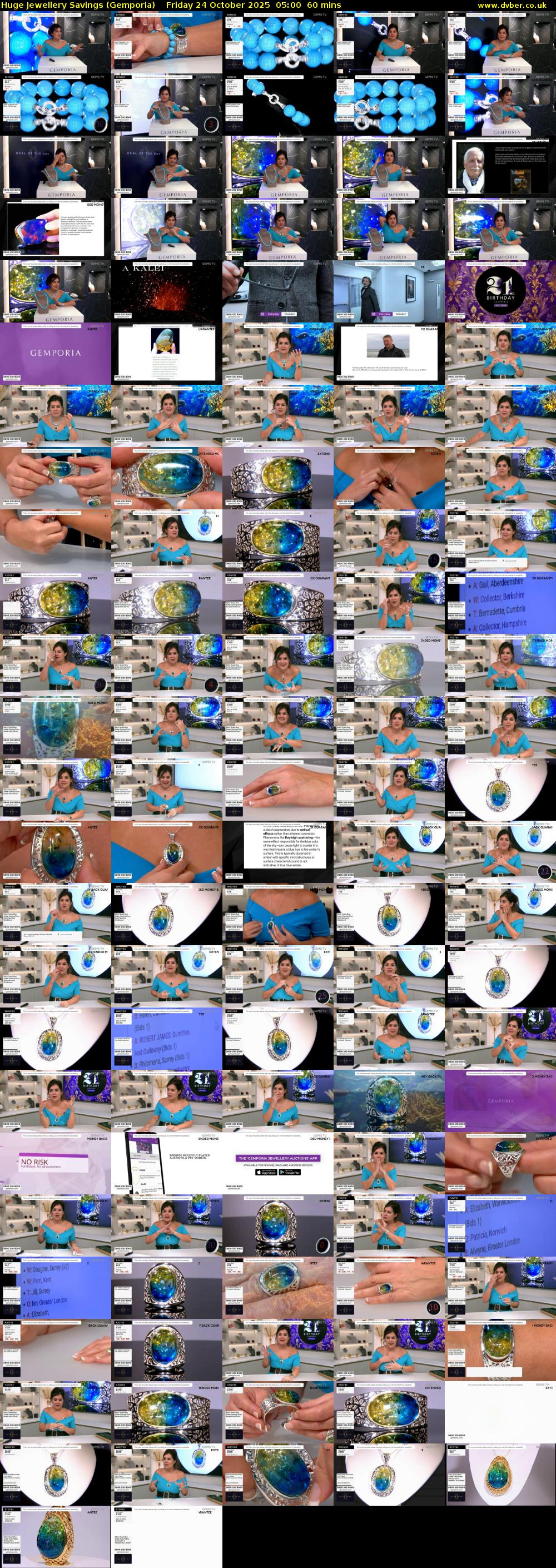 Huge Jewellery Savings (Gemporia) Friday 24 October 2025 05:00 - 06:00