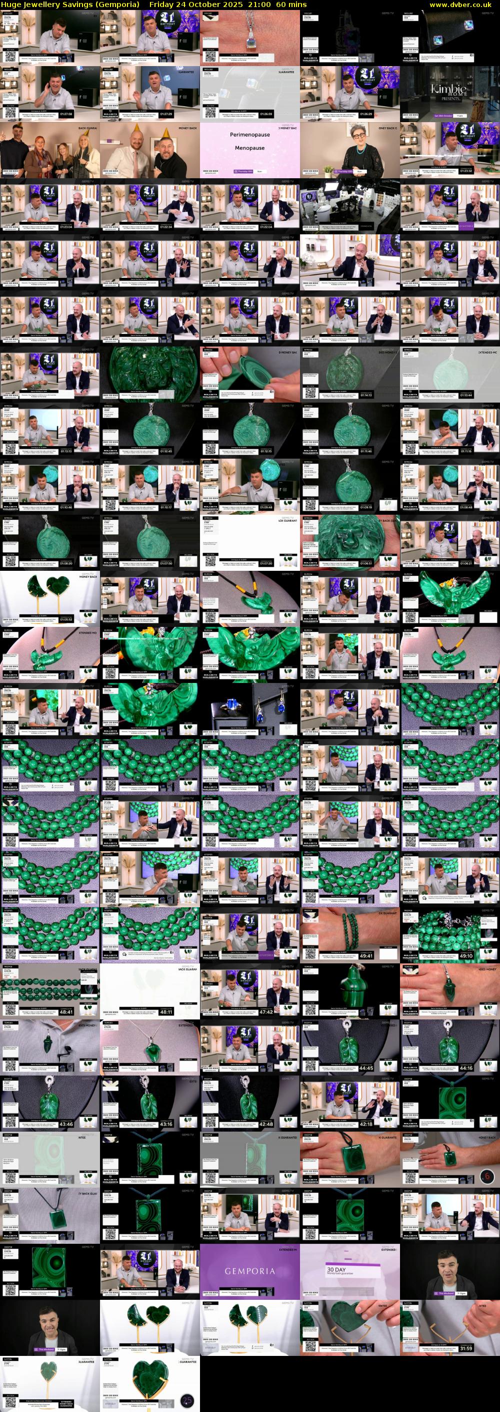 Huge Jewellery Savings (Gemporia) Friday 24 October 2025 21:00 - 22:00