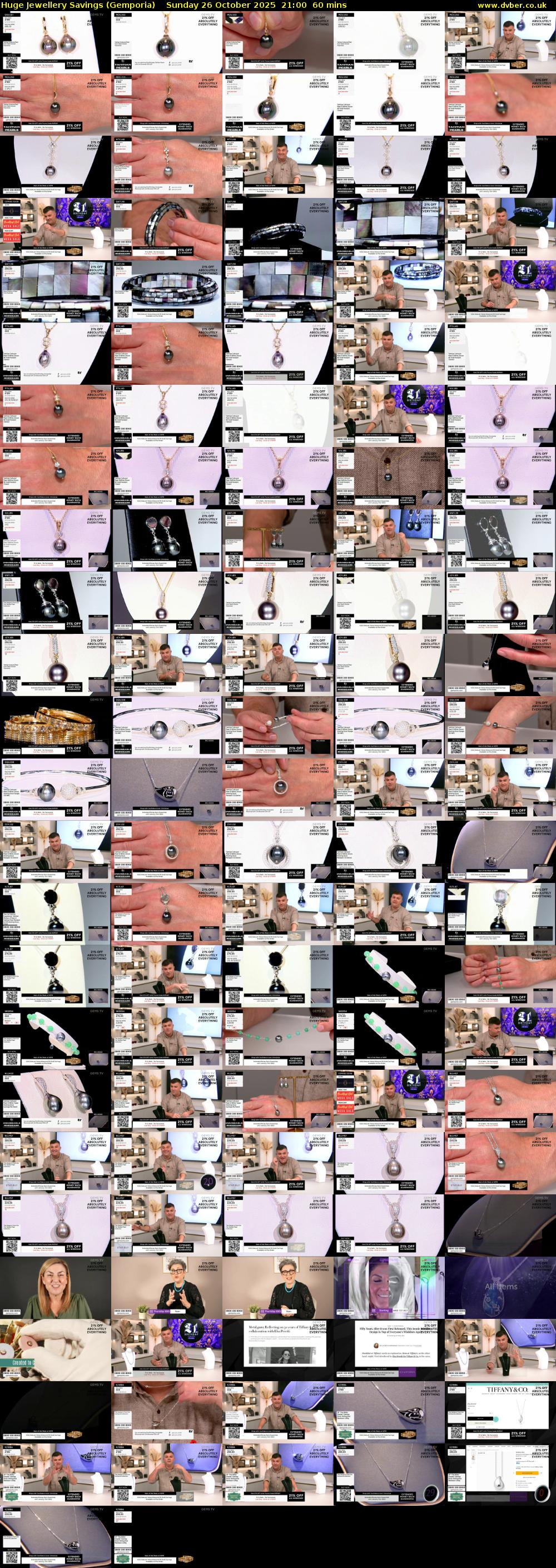 Huge Jewellery Savings (Gemporia) Sunday 26 October 2025 21:00 - 22:00