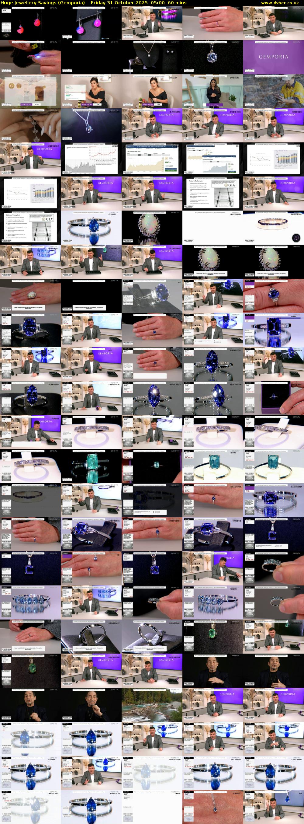 Huge Jewellery Savings (Gemporia) Friday 31 October 2025 05:00 - 06:00