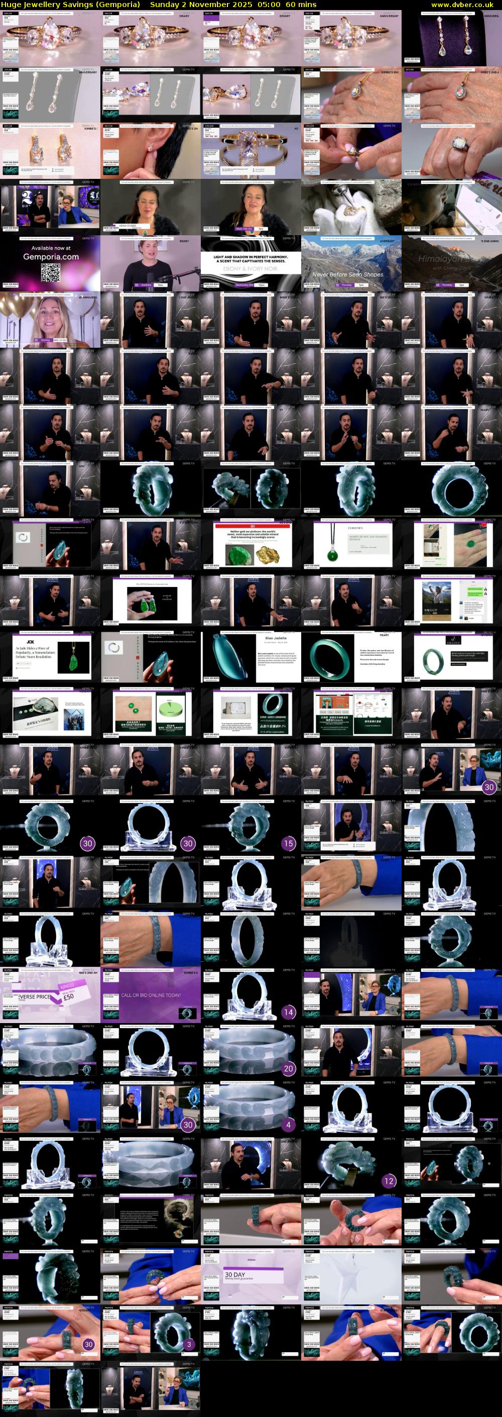 Huge Jewellery Savings (Gemporia) Sunday 2 November 2025 05:00 - 06:00