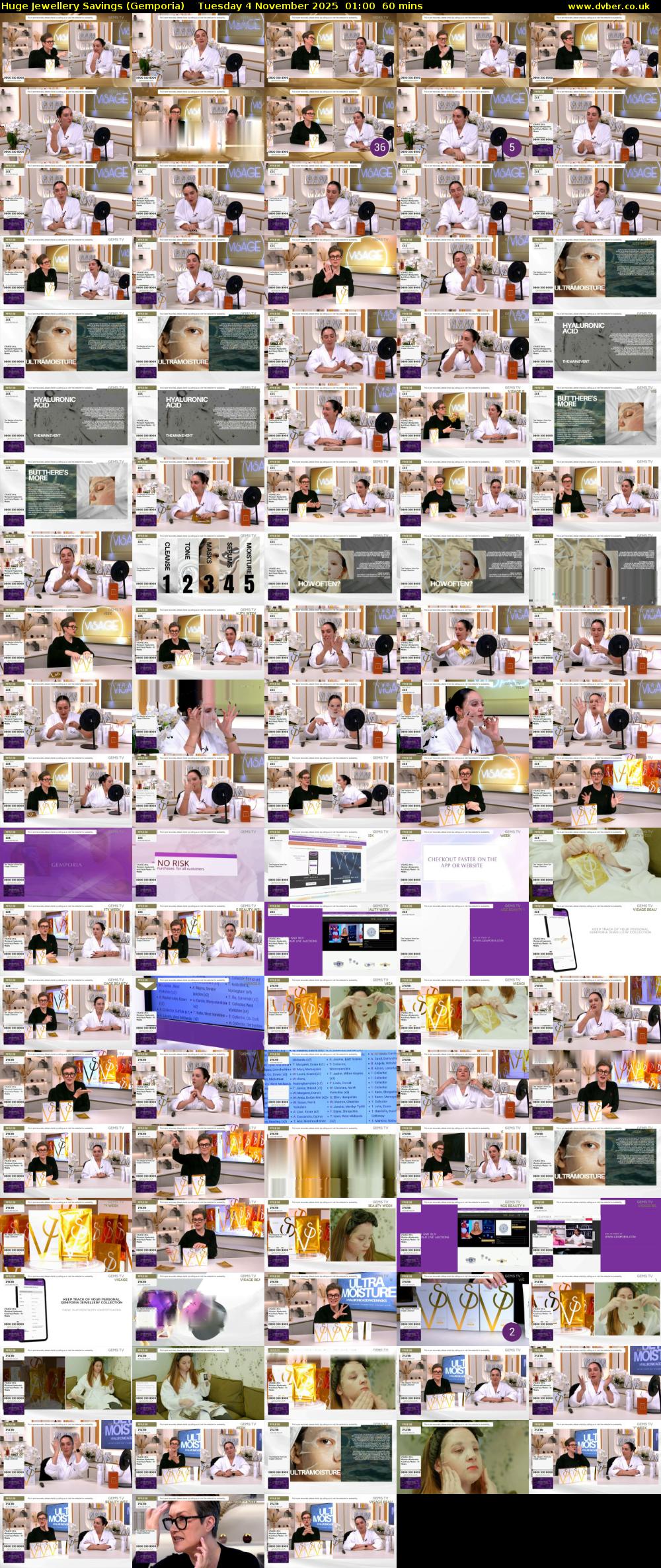 Huge Jewellery Savings (Gemporia) Tuesday 4 November 2025 01:00 - 02:00