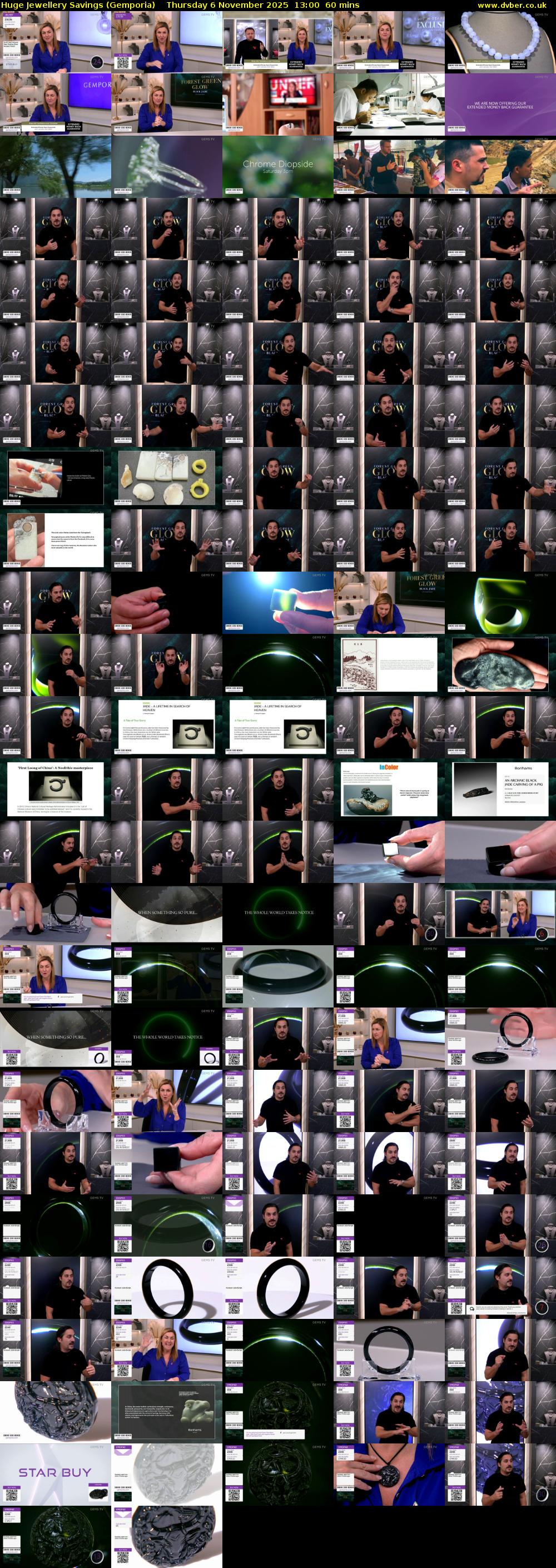 Huge Jewellery Savings (Gemporia) Thursday 6 November 2025 13:00 - 14:00