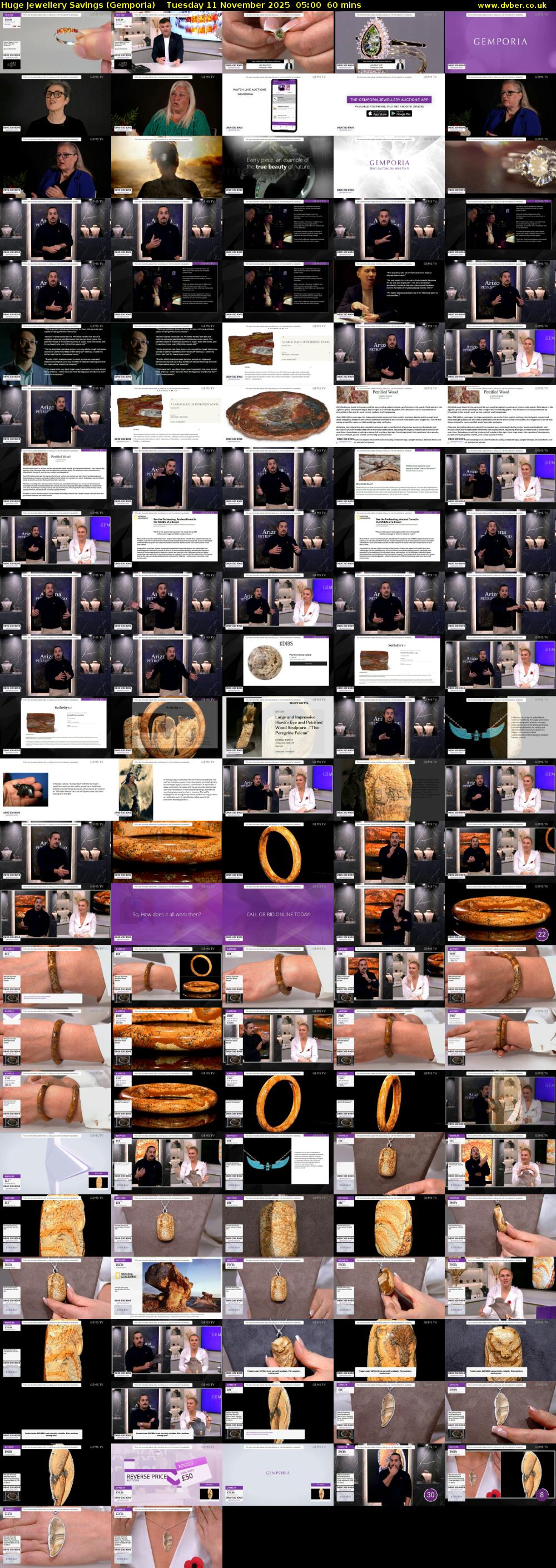 Huge Jewellery Savings (Gemporia) Tuesday 11 November 2025 05:00 - 06:00