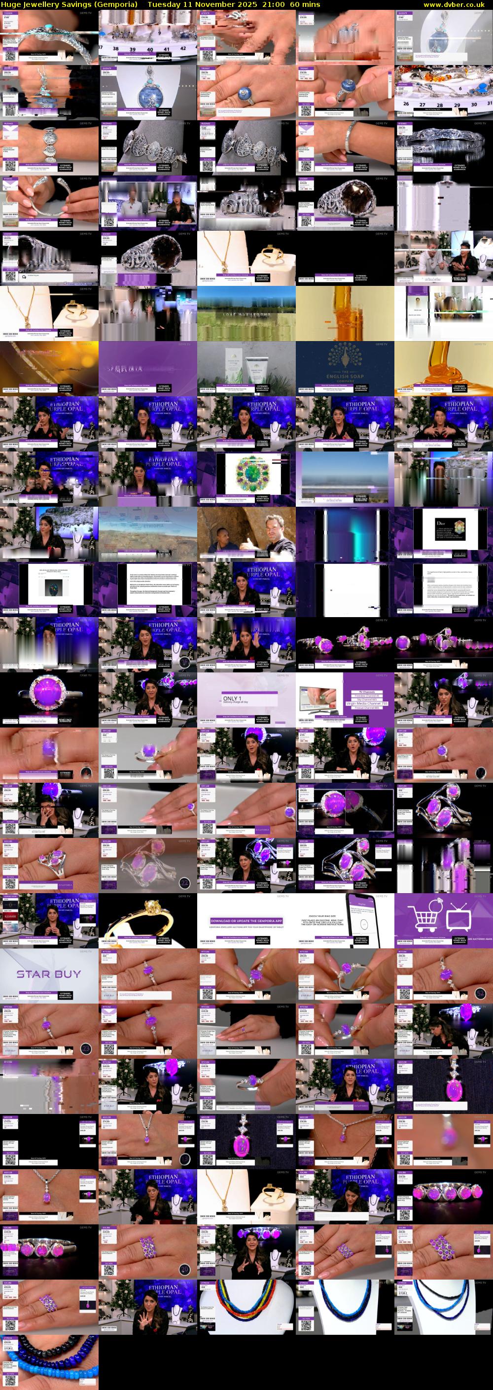 Huge Jewellery Savings (Gemporia) Tuesday 11 November 2025 21:00 - 22:00