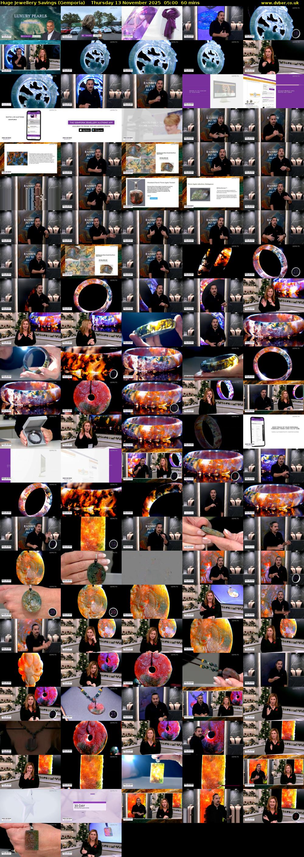 Huge Jewellery Savings (Gemporia) Thursday 13 November 2025 05:00 - 06:00