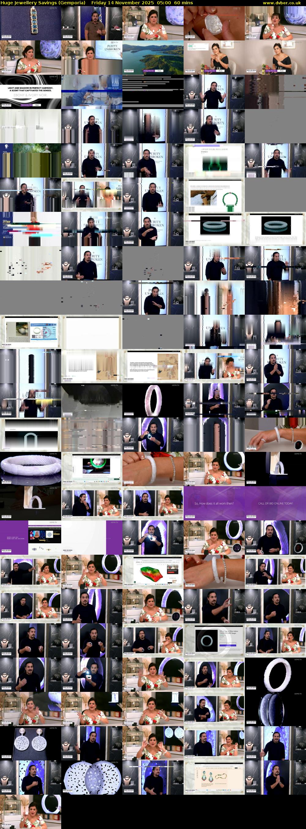 Huge Jewellery Savings (Gemporia) Friday 14 November 2025 05:00 - 06:00