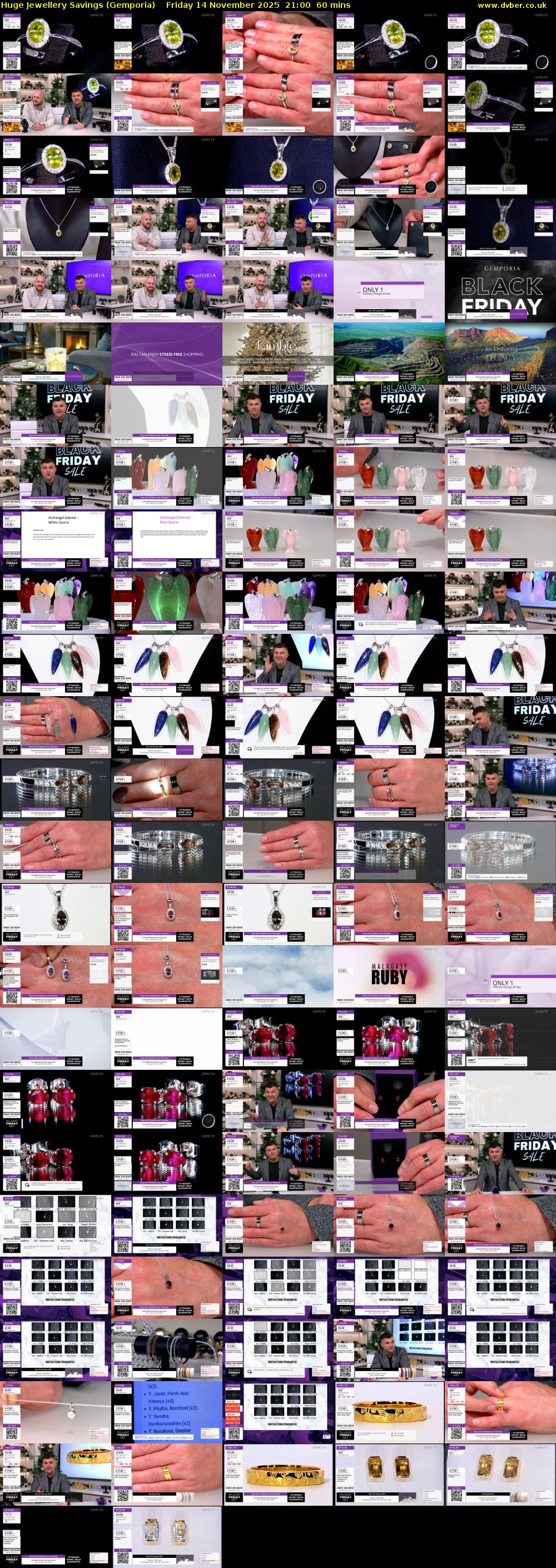 Huge Jewellery Savings (Gemporia) Friday 14 November 2025 21:00 - 22:00