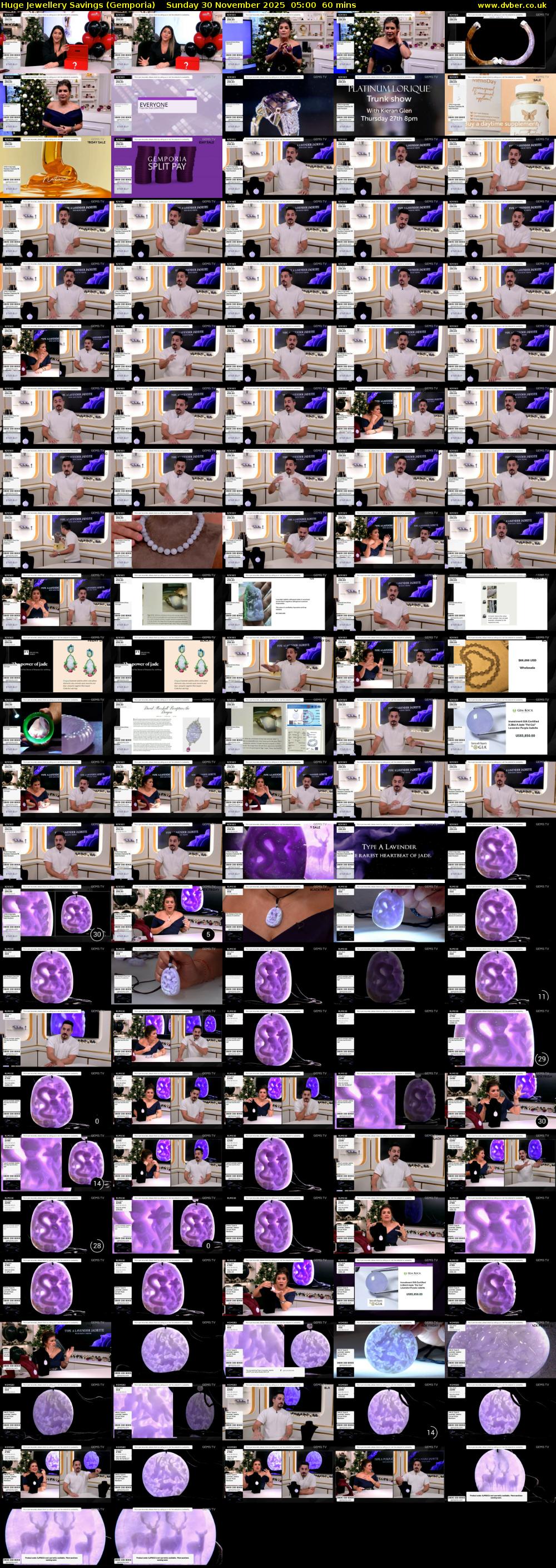 Huge Jewellery Savings (Gemporia) Sunday 30 November 2025 05:00 - 06:00