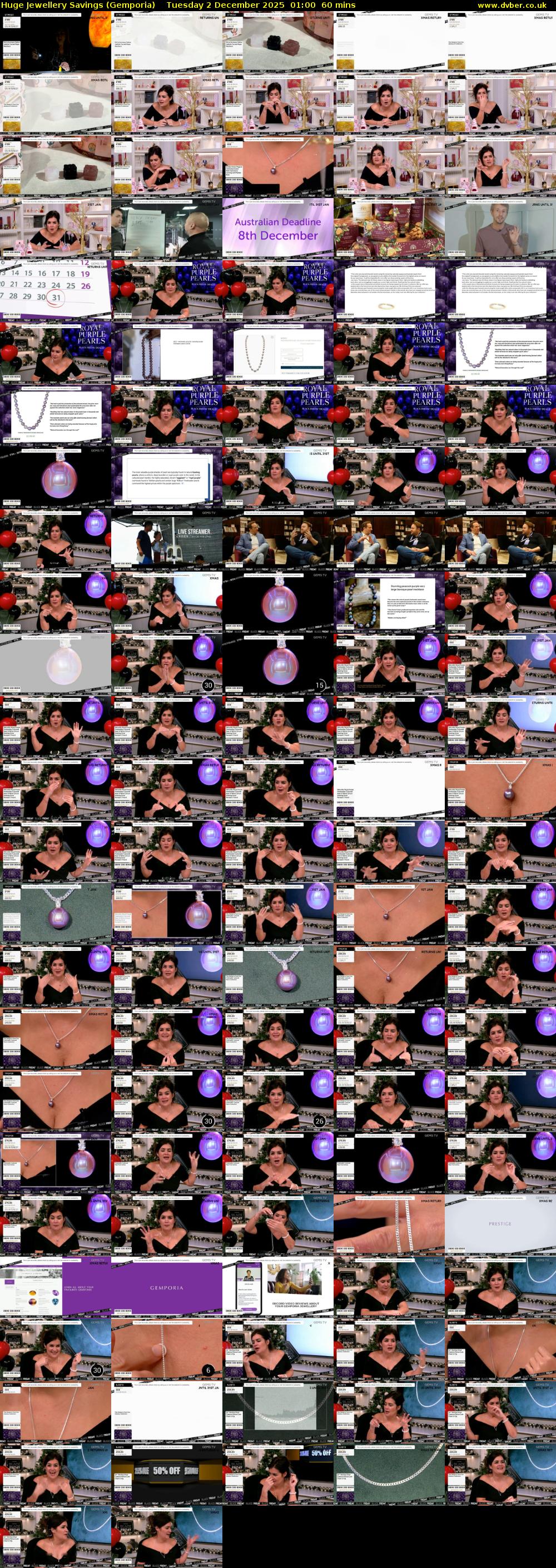 Huge Jewellery Savings (Gemporia) Tuesday 2 December 2025 01:00 - 02:00