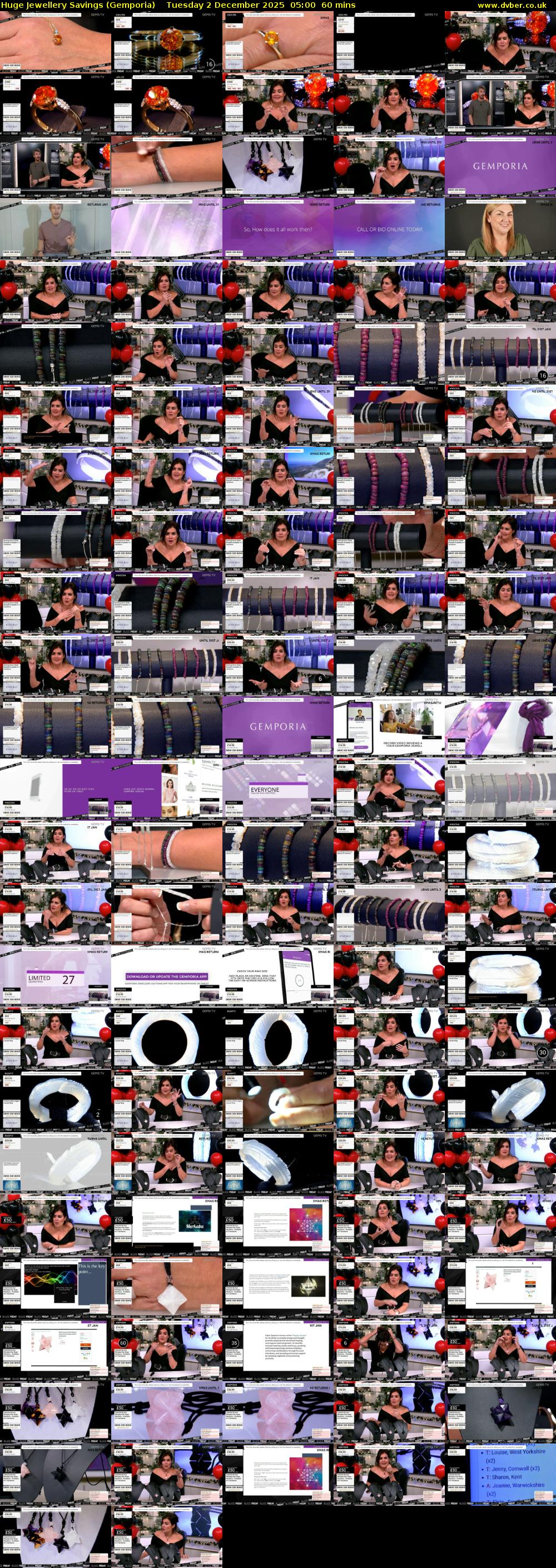 Huge Jewellery Savings (Gemporia) Tuesday 2 December 2025 05:00 - 06:00