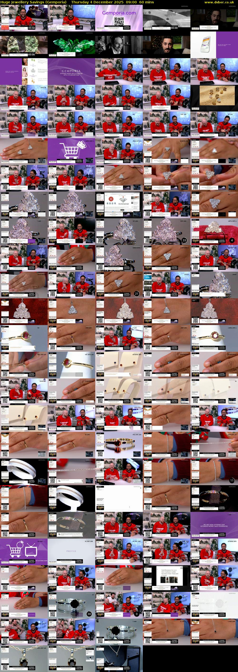 Huge Jewellery Savings (Gemporia) Thursday 4 December 2025 09:00 - 10:00