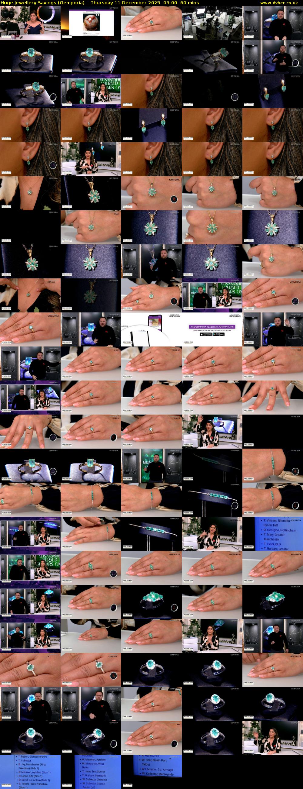 Huge Jewellery Savings (Gemporia) Thursday 11 December 2025 05:00 - 06:00