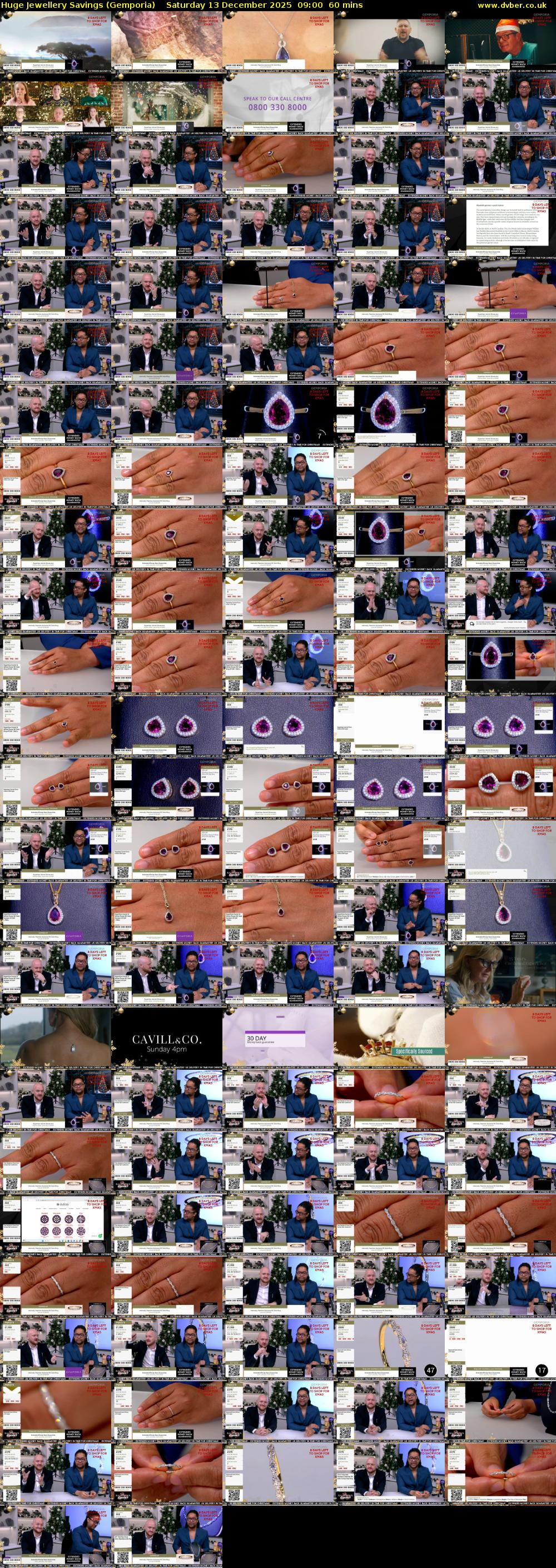 Huge Jewellery Savings (Gemporia) Saturday 13 December 2025 09:00 - 10:00