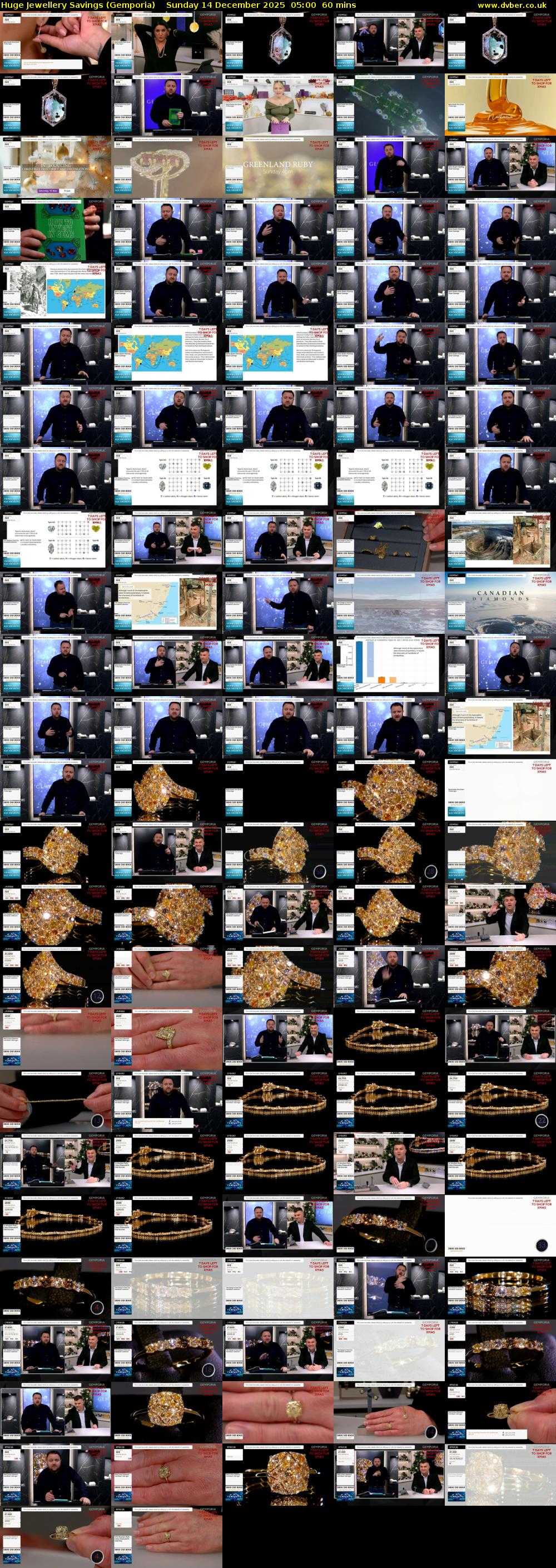 Huge Jewellery Savings (Gemporia) Sunday 14 December 2025 05:00 - 06:00