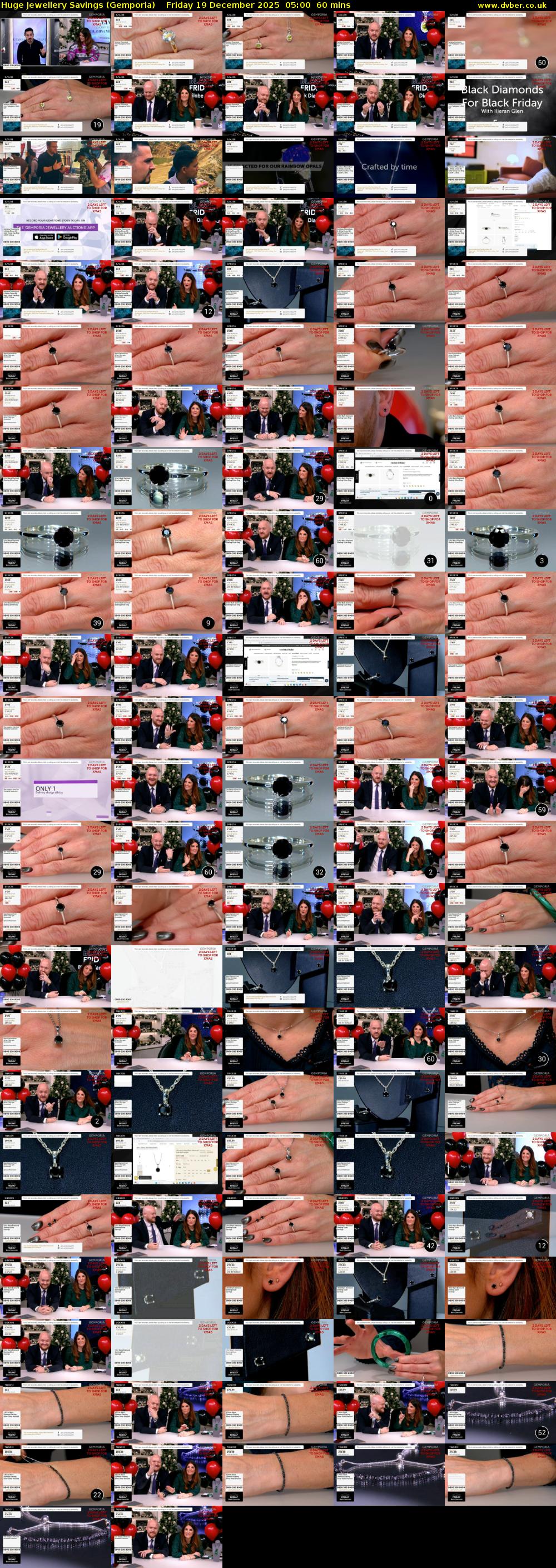 Huge Jewellery Savings (Gemporia) Friday 19 December 2025 05:00 - 06:00