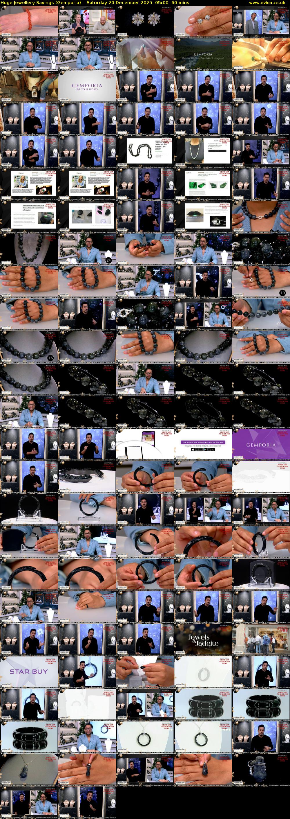 Huge Jewellery Savings (Gemporia) Saturday 20 December 2025 05:00 - 06:00