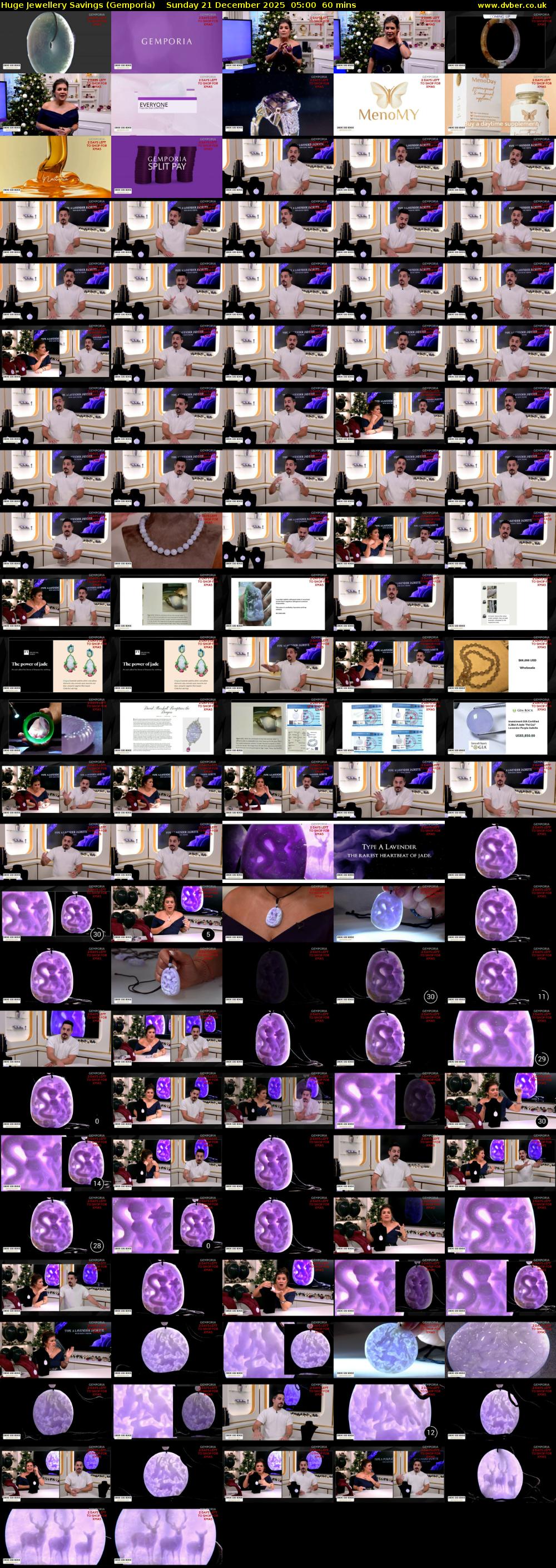 Huge Jewellery Savings (Gemporia) Sunday 21 December 2025 05:00 - 06:00