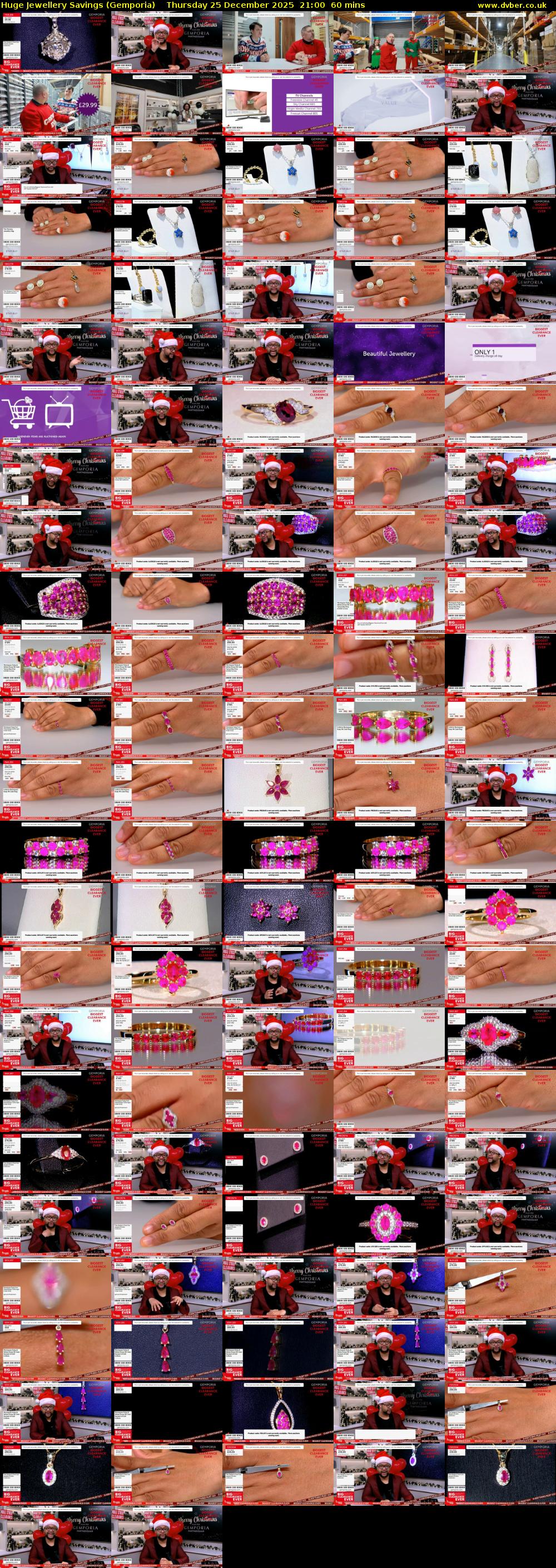 Huge Jewellery Savings (Gemporia) Thursday 25 December 2025 21:00 - 22:00