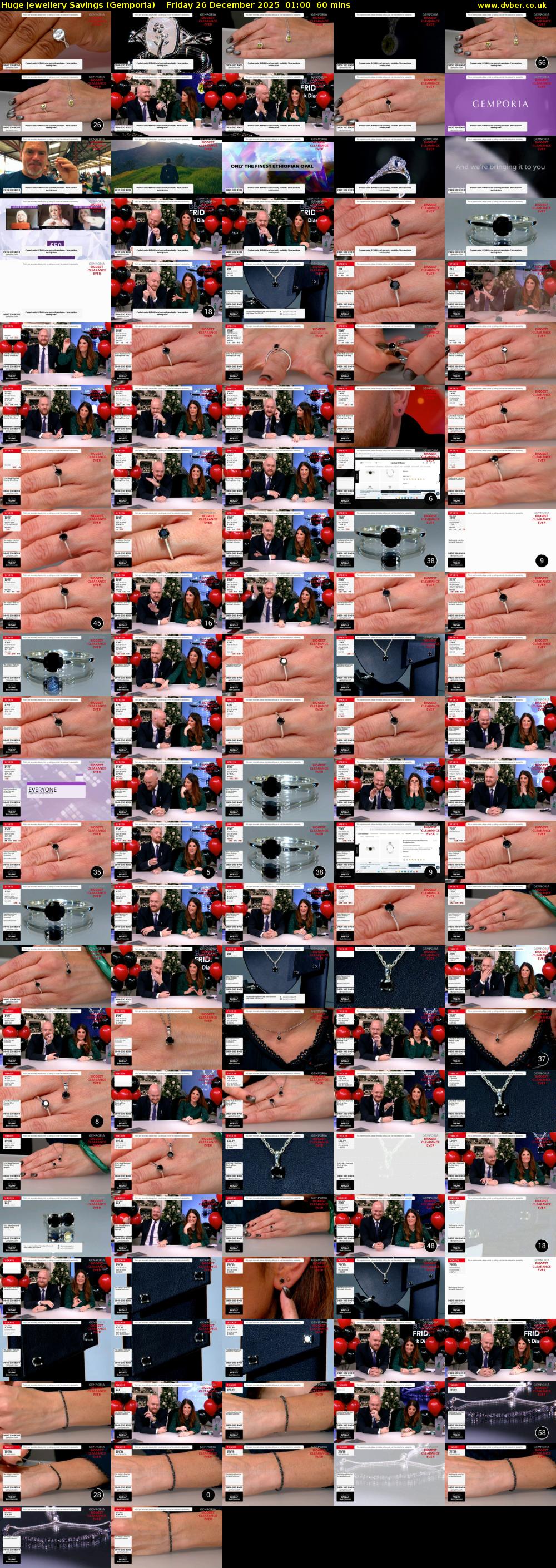 Huge Jewellery Savings (Gemporia) Friday 26 December 2025 01:00 - 02:00