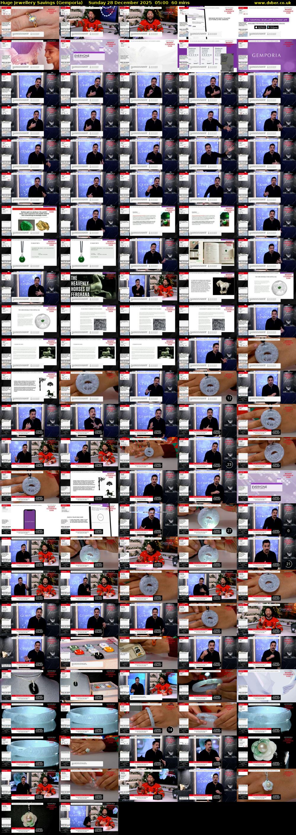 Huge Jewellery Savings (Gemporia) Sunday 28 December 2025 05:00 - 06:00