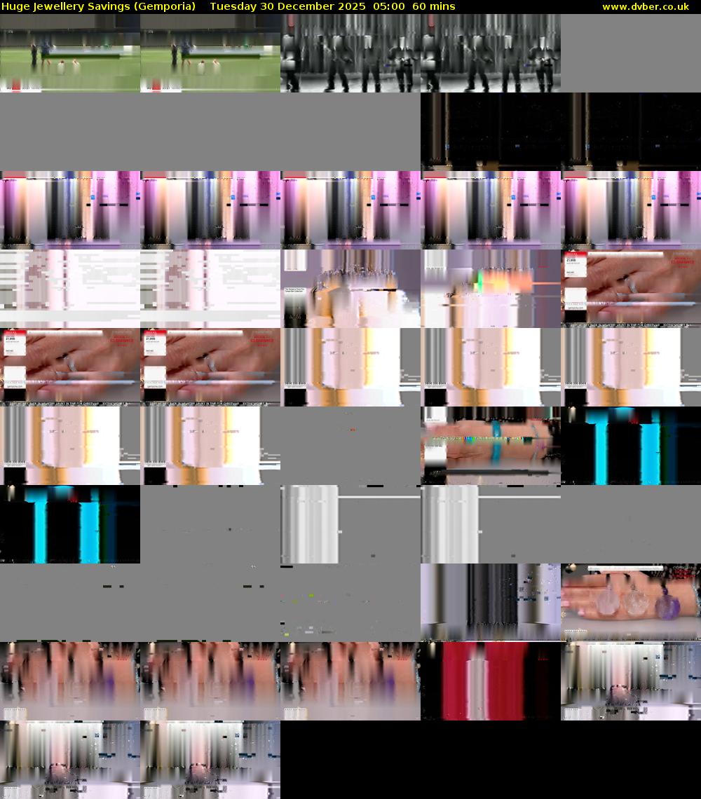 Huge Jewellery Savings (Gemporia) Tuesday 30 December 2025 05:00 - 06:00