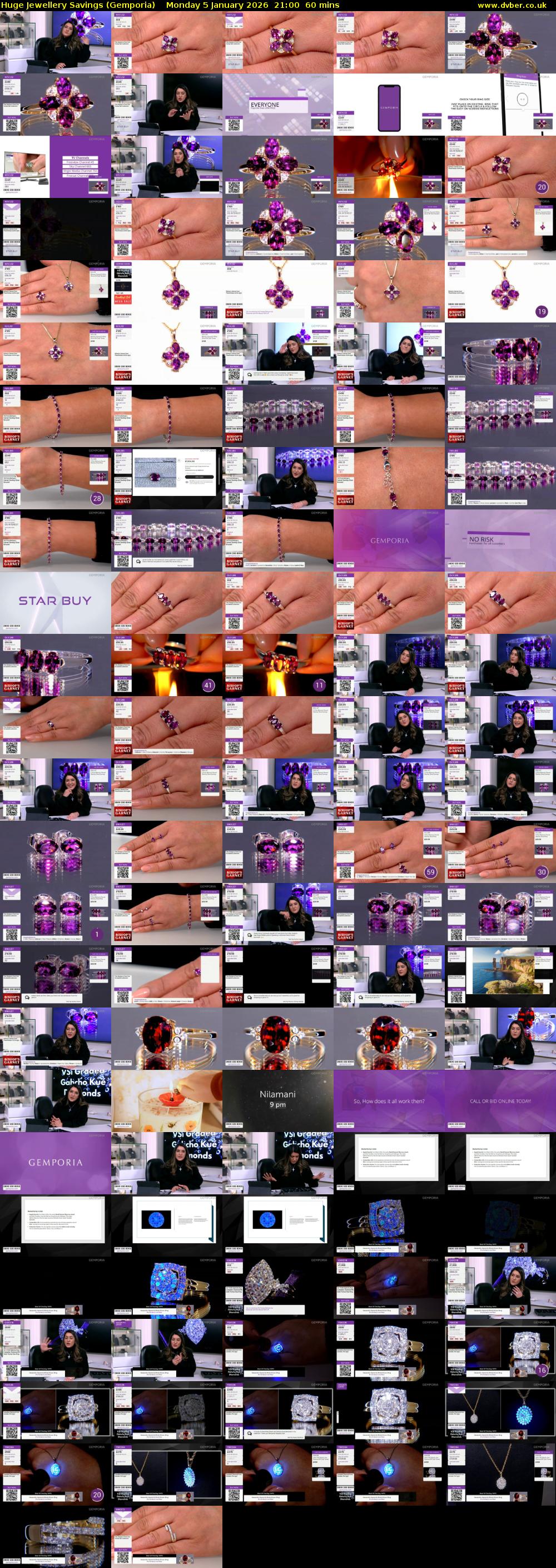 Huge Jewellery Savings (Gemporia) Monday 5 January 2026 21:00 - 22:00