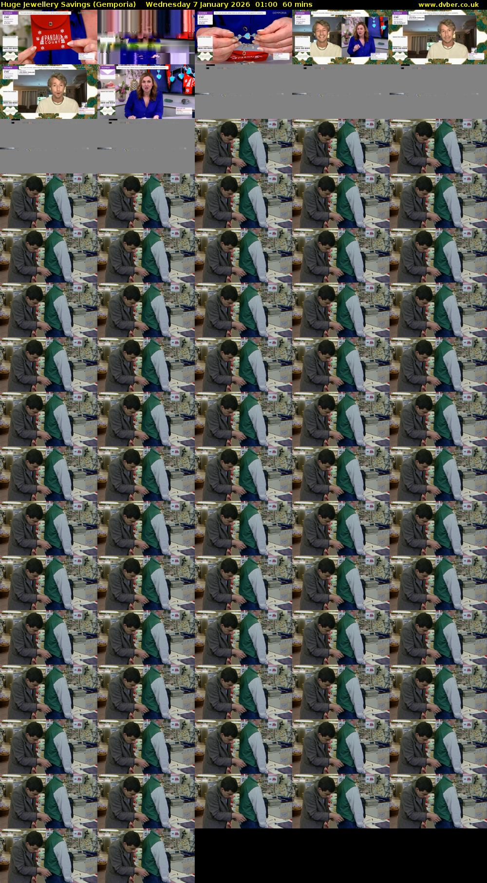 Huge Jewellery Savings (Gemporia) Wednesday 7 January 2026 01:00 - 02:00