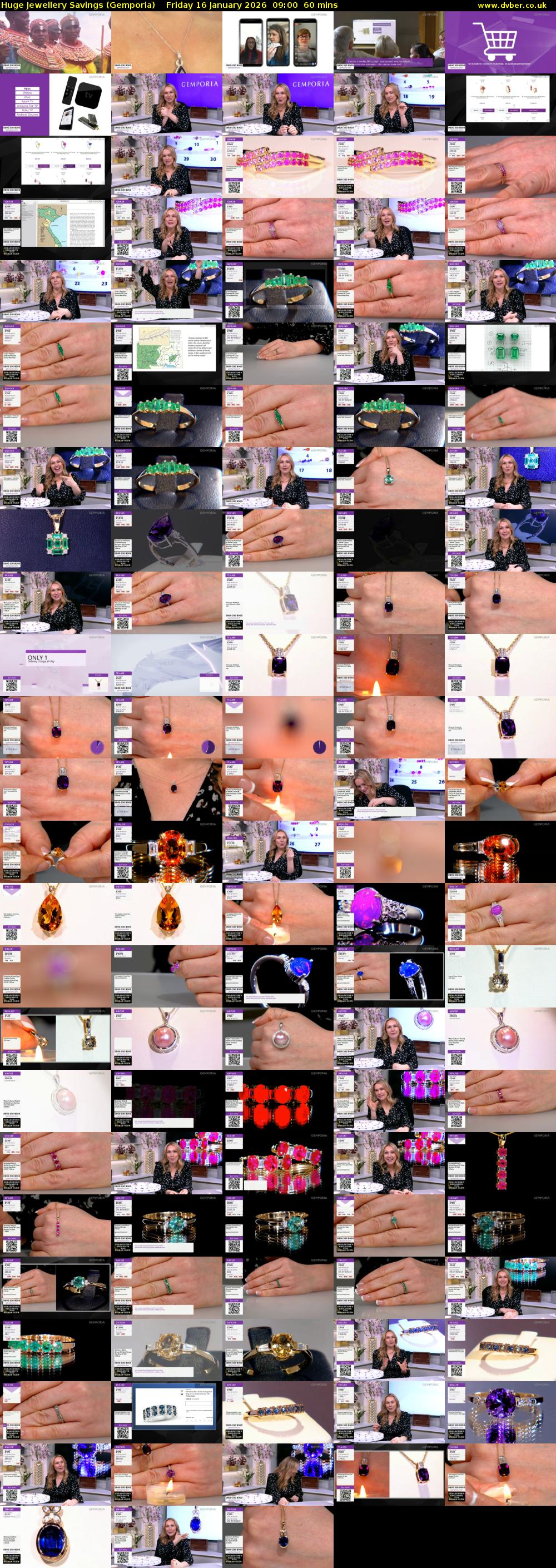 Huge Jewellery Savings (Gemporia) Friday 16 January 2026 09:00 - 10:00