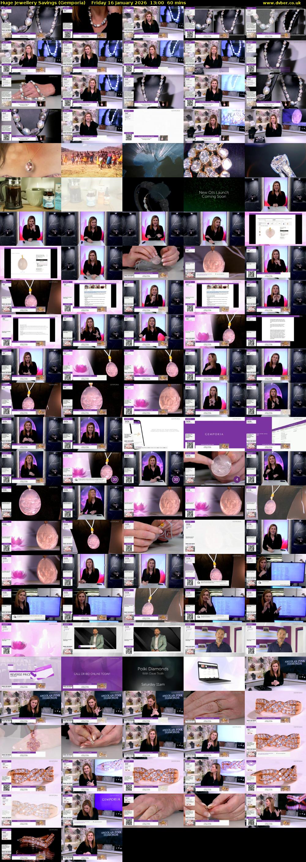 Huge Jewellery Savings (Gemporia) Friday 16 January 2026 13:00 - 14:00