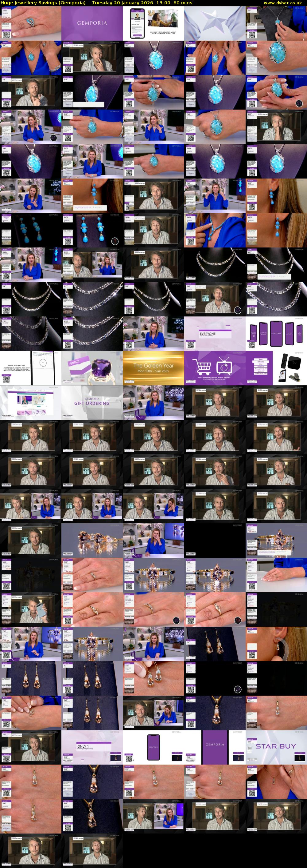 Huge Jewellery Savings (Gemporia) Tuesday 20 January 2026 13:00 - 14:00