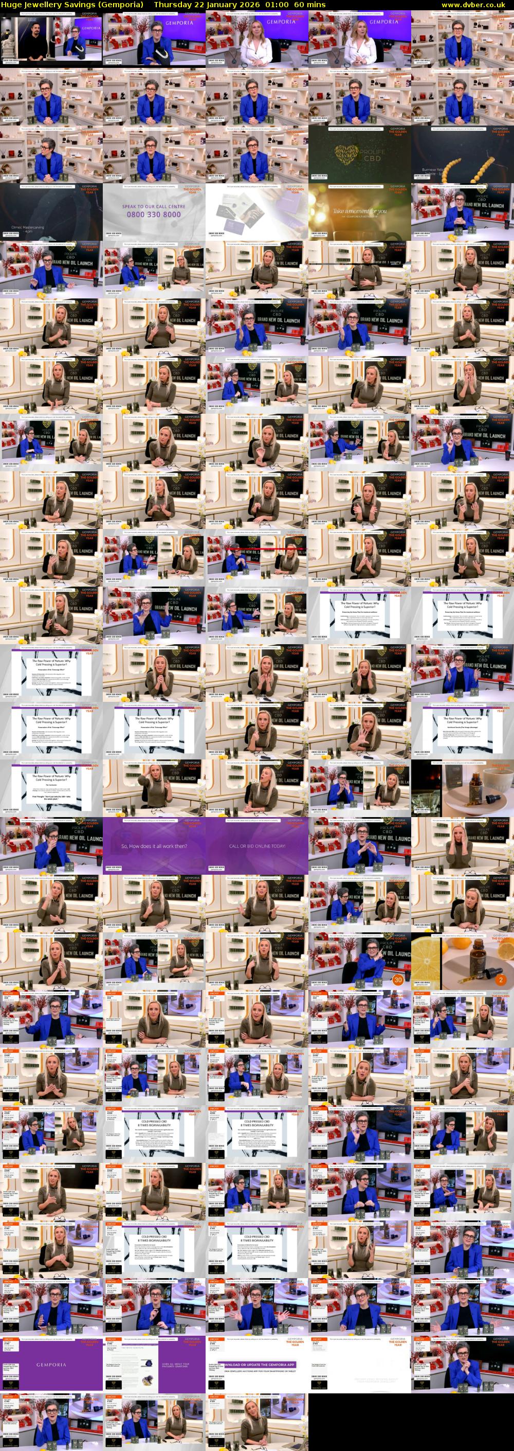 Huge Jewellery Savings (Gemporia) Thursday 22 January 2026 01:00 - 02:00