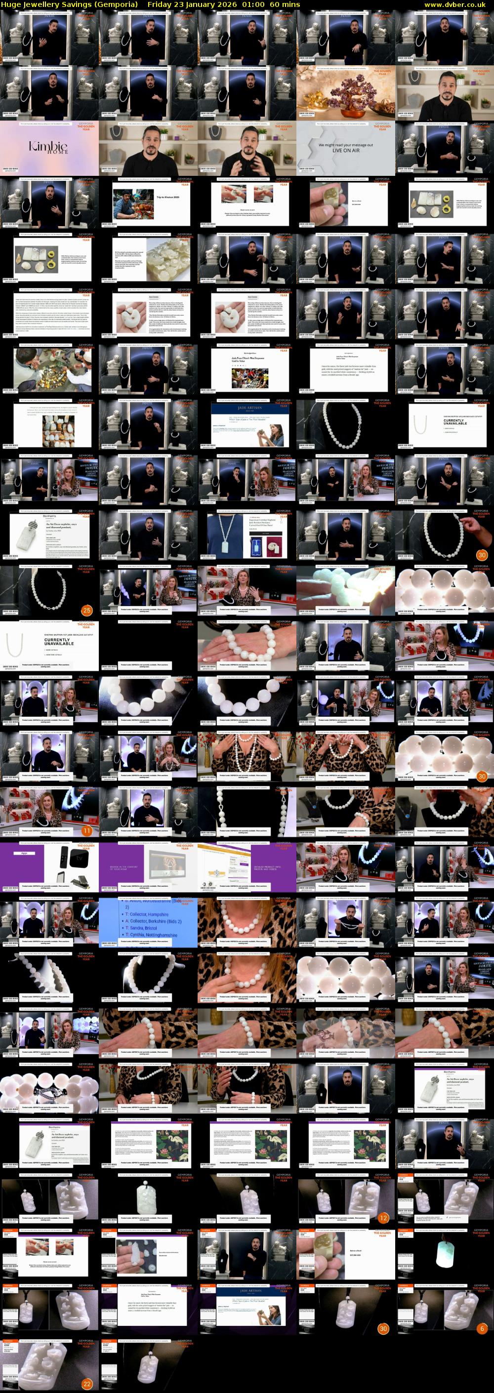 Huge Jewellery Savings (Gemporia) Friday 23 January 2026 01:00 - 02:00