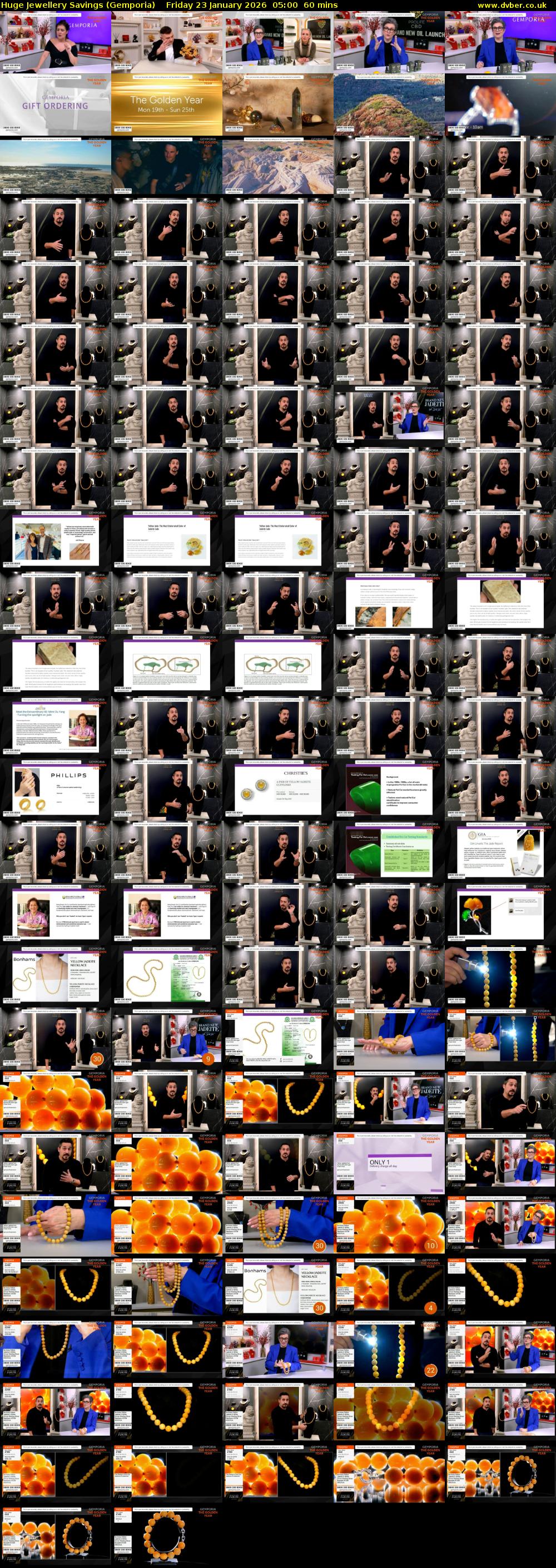 Huge Jewellery Savings (Gemporia) Friday 23 January 2026 05:00 - 06:00