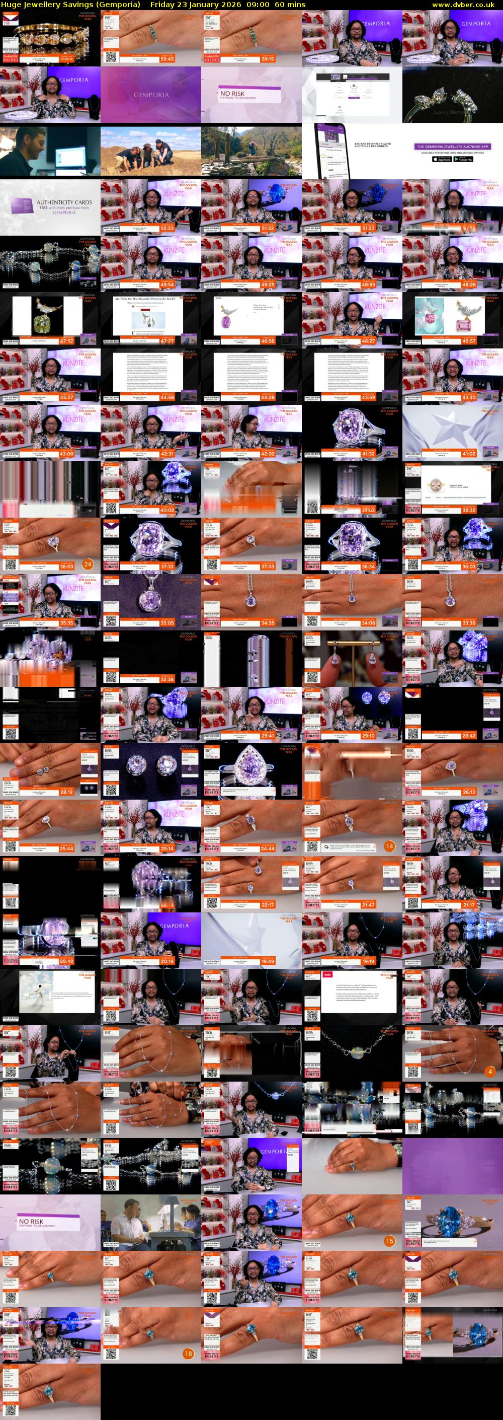 Huge Jewellery Savings (Gemporia) Friday 23 January 2026 09:00 - 10:00