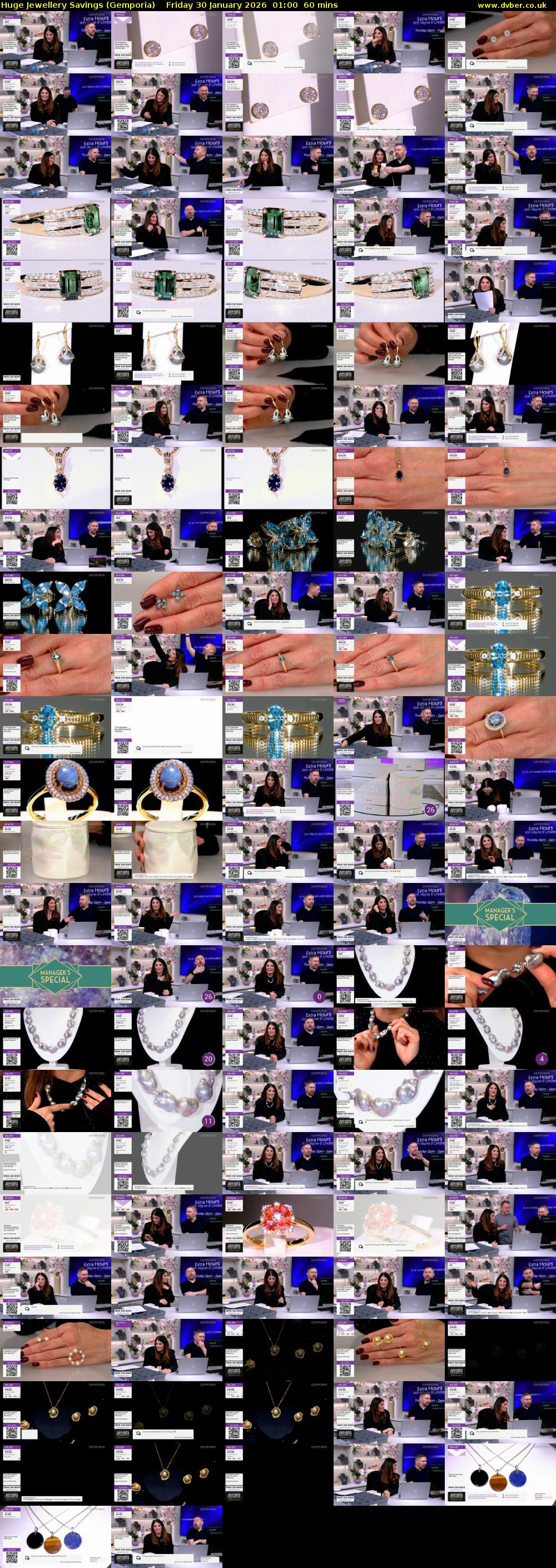 Huge Jewellery Savings (Gemporia) Friday 30 January 2026 01:00 - 02:00