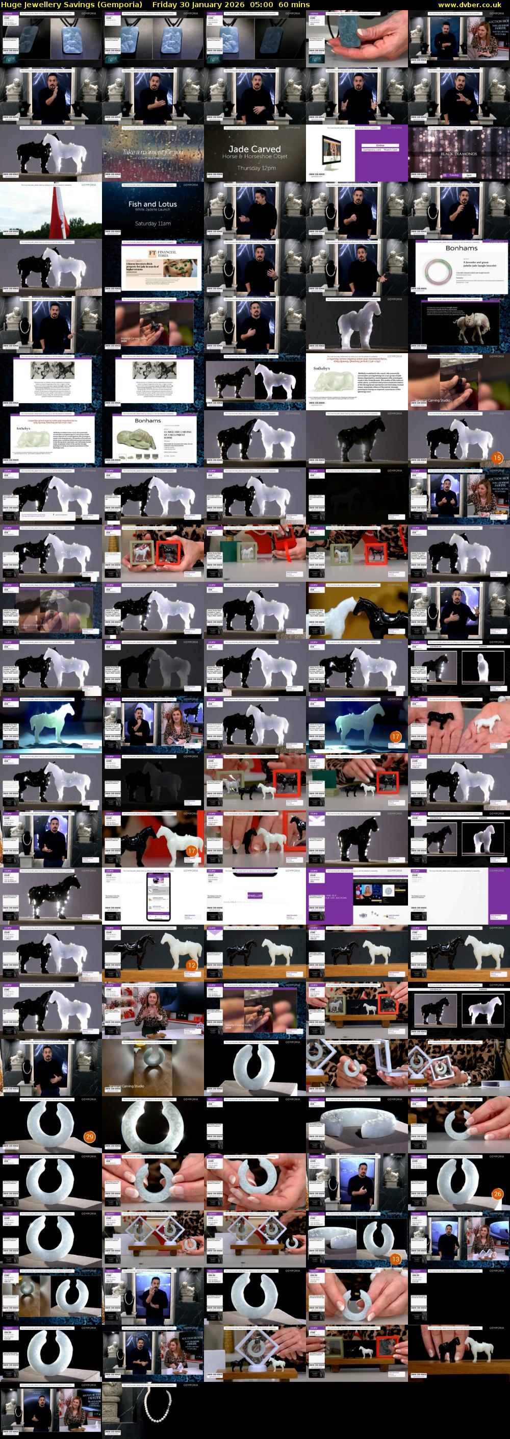 Huge Jewellery Savings (Gemporia) Friday 30 January 2026 05:00 - 06:00